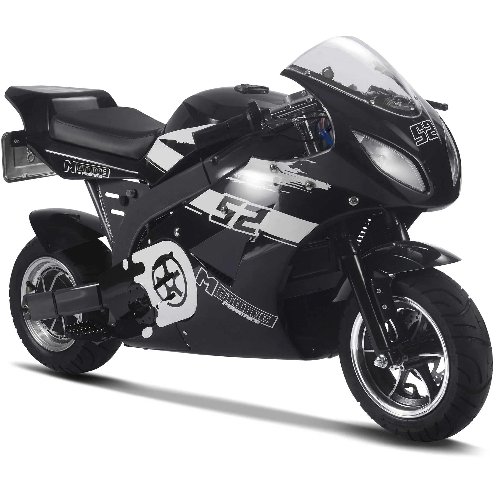 MotoTec Kids Large 48 V Pocket Superbike Powered Ride-On - Image 3