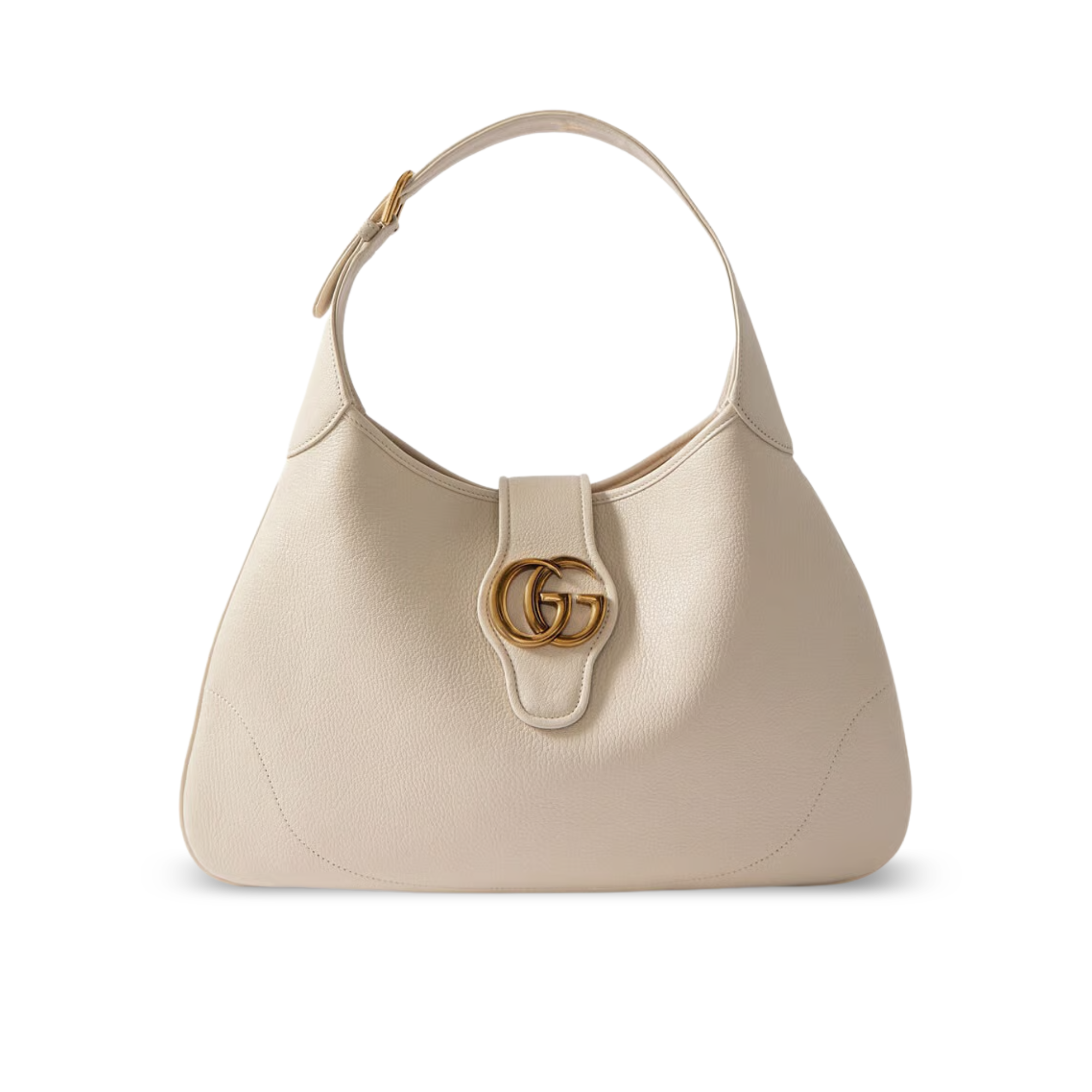 Gucci Cosmogonie Crescent Shoulder Bag Black Leather 39cm1:1High-quality replica