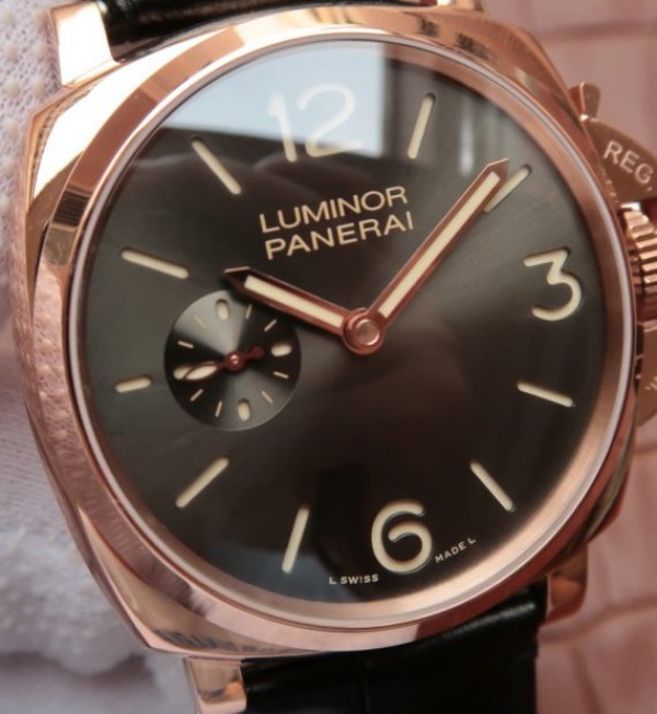 Replica Panerai XF Luminor Due 3 Days PAM677 Acciaio RG P.1000 - Top club