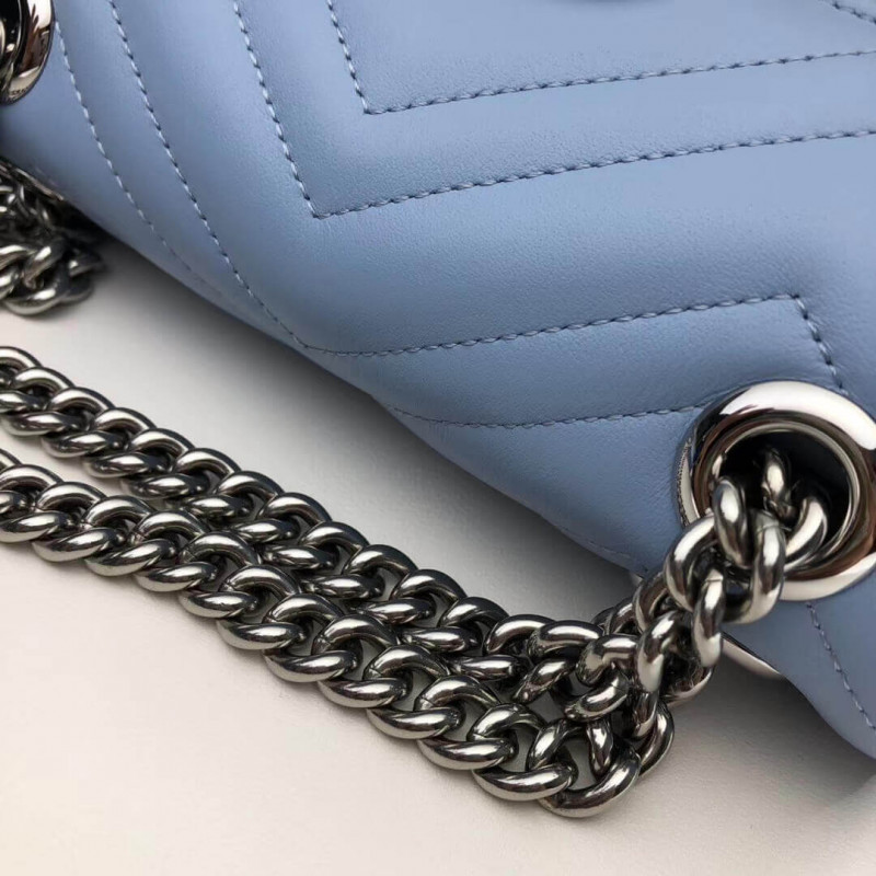 Replica Gucci Gg Marmont Matelasse Chevron Leather Mini Bag 4467441:1High-quality replica