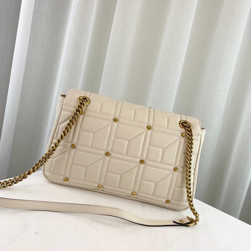 Replica Gucci Gg Marmont Matelasse Shoulder Bag With Studs 4434961:1High-quality replica