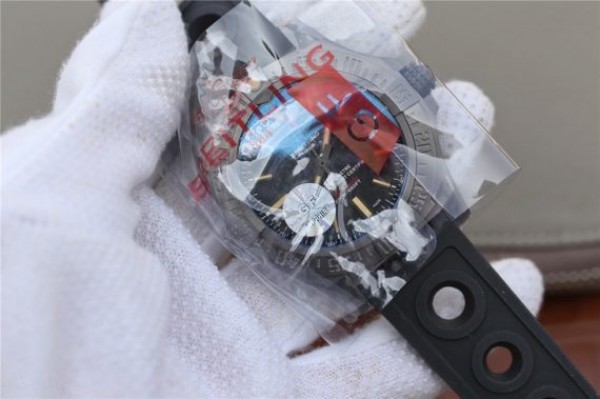 Replica Breitling Avenger BlackBird 44mm DLC GF Titanium Case Black Dial Rubber Strap A2824 - Top club