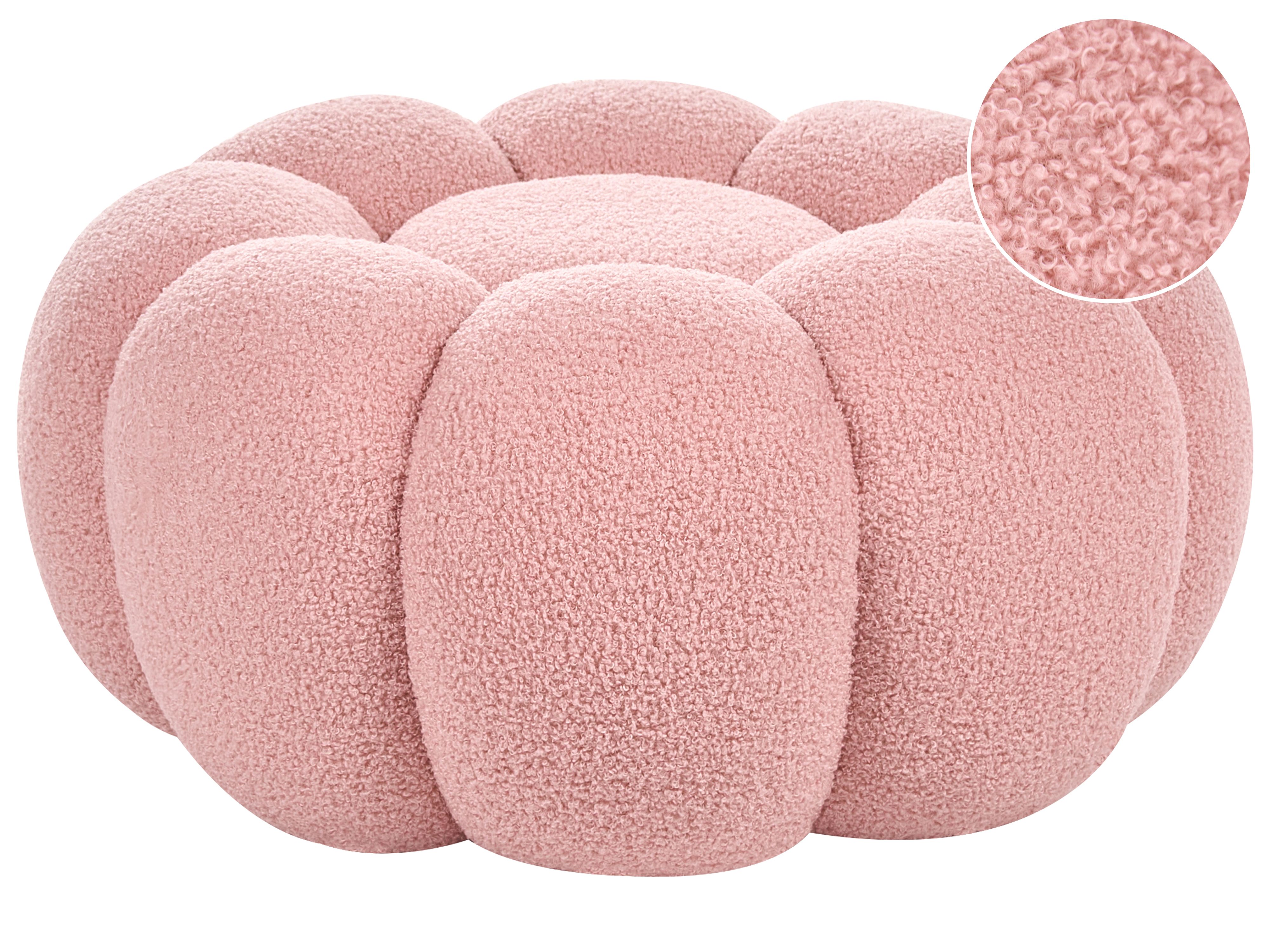 Pouffe BEAUFORT Boucle Pink