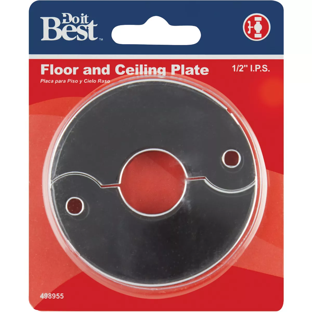 Do it Best Chrome-Plated 1/2 In. IPS Split Plate