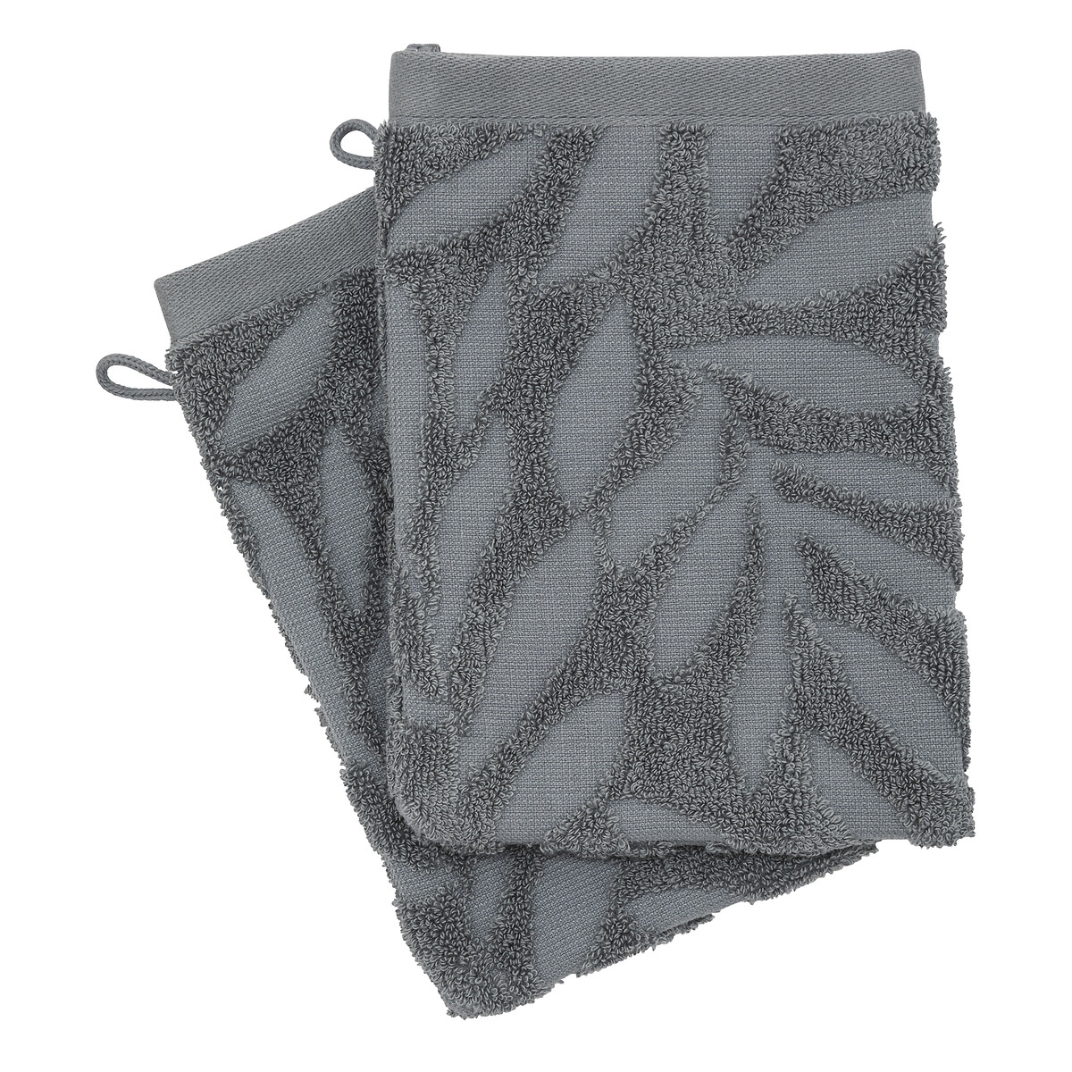 Set of 2 gloves, cotton Slate grey, 15x21 cm