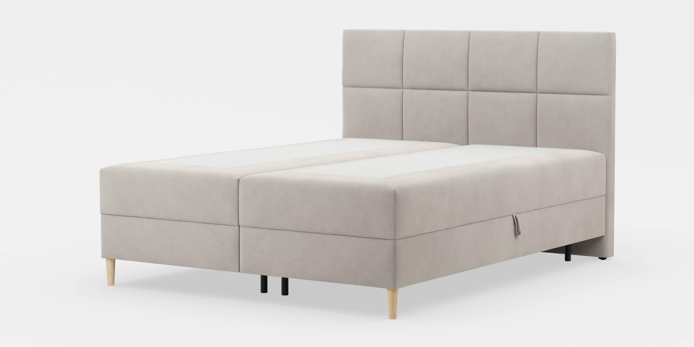 Blokker Novae Boxspring met Opbergruimte 180 x 200 cm - Beige / Nature