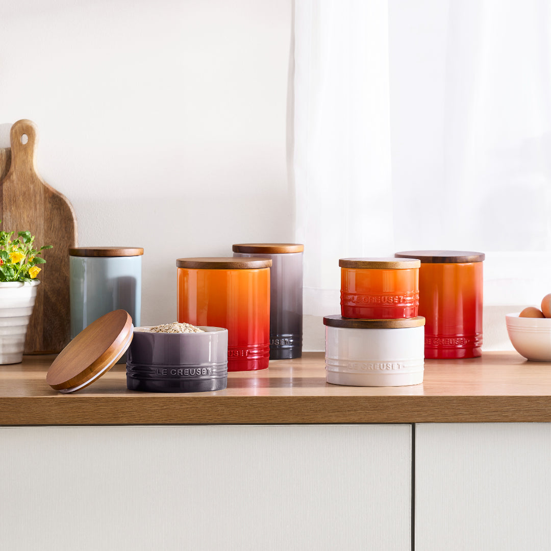Le Creuset Signature Voorraadpot 1,1 L - Oranjerood