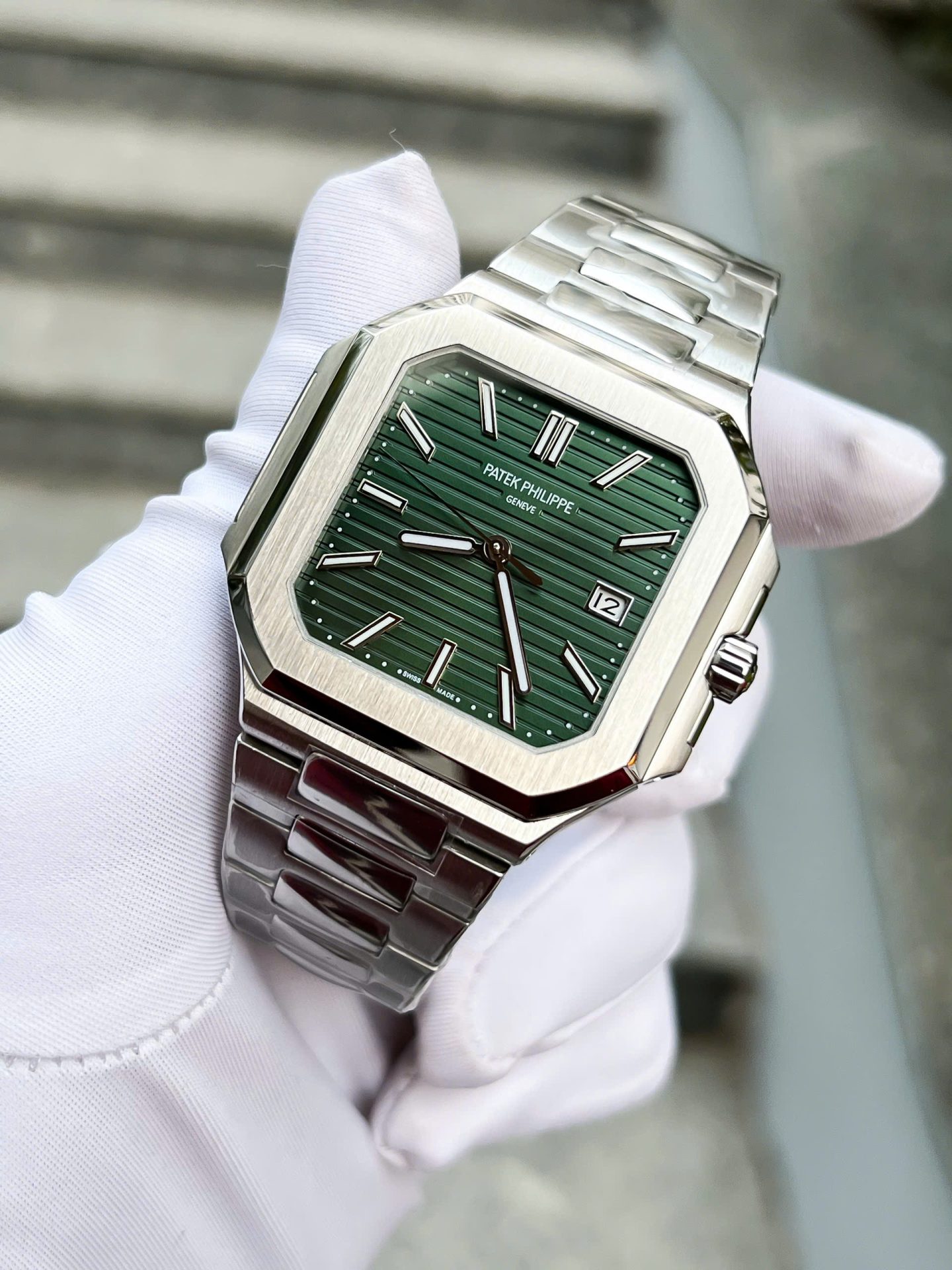 Patek Philippe Best Replica Watch Cubitus 5821 Green Dial 45mm - Top club