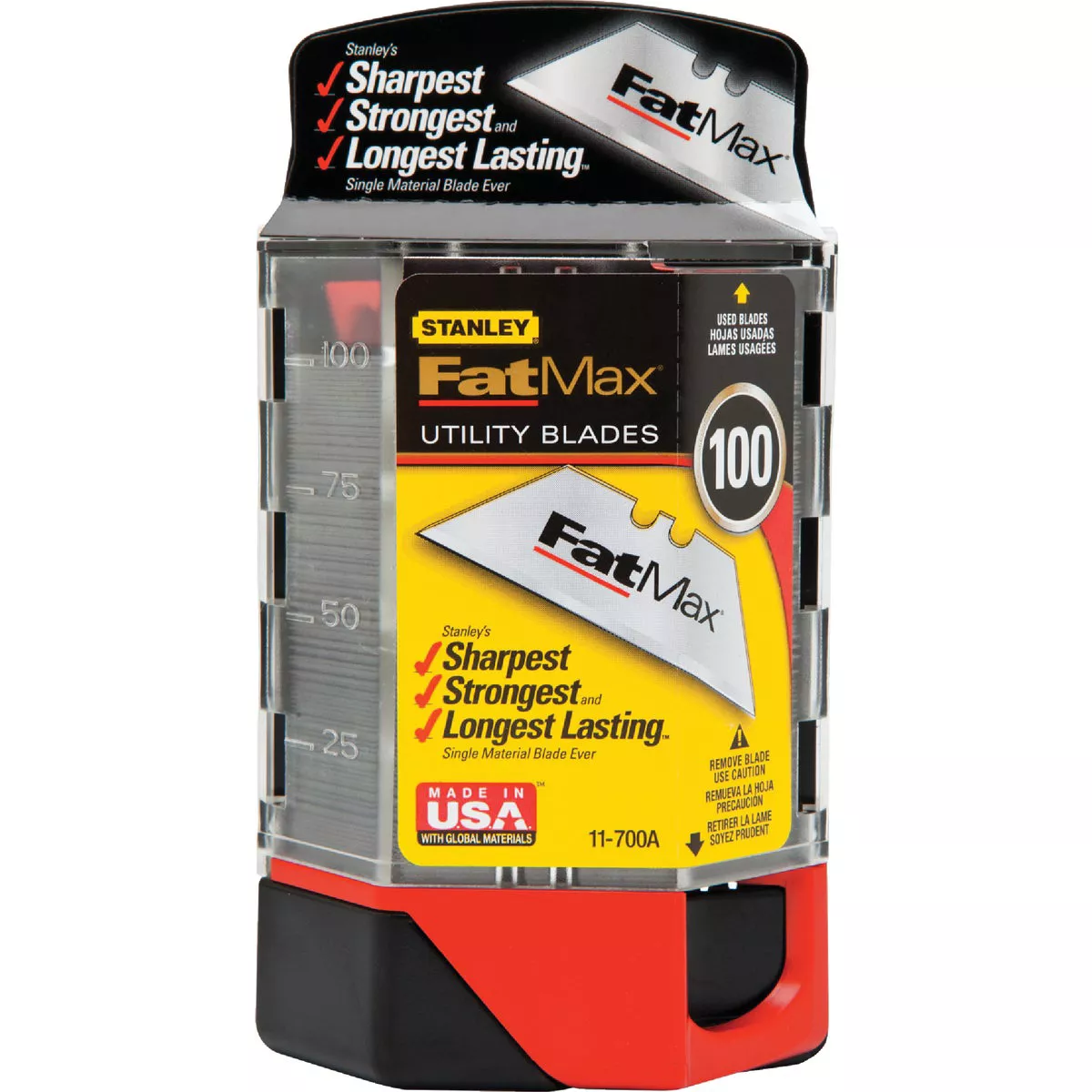 Stanley FatMax 2-Point 2-7/16 In. Utility Knife Blade (100-Pack)