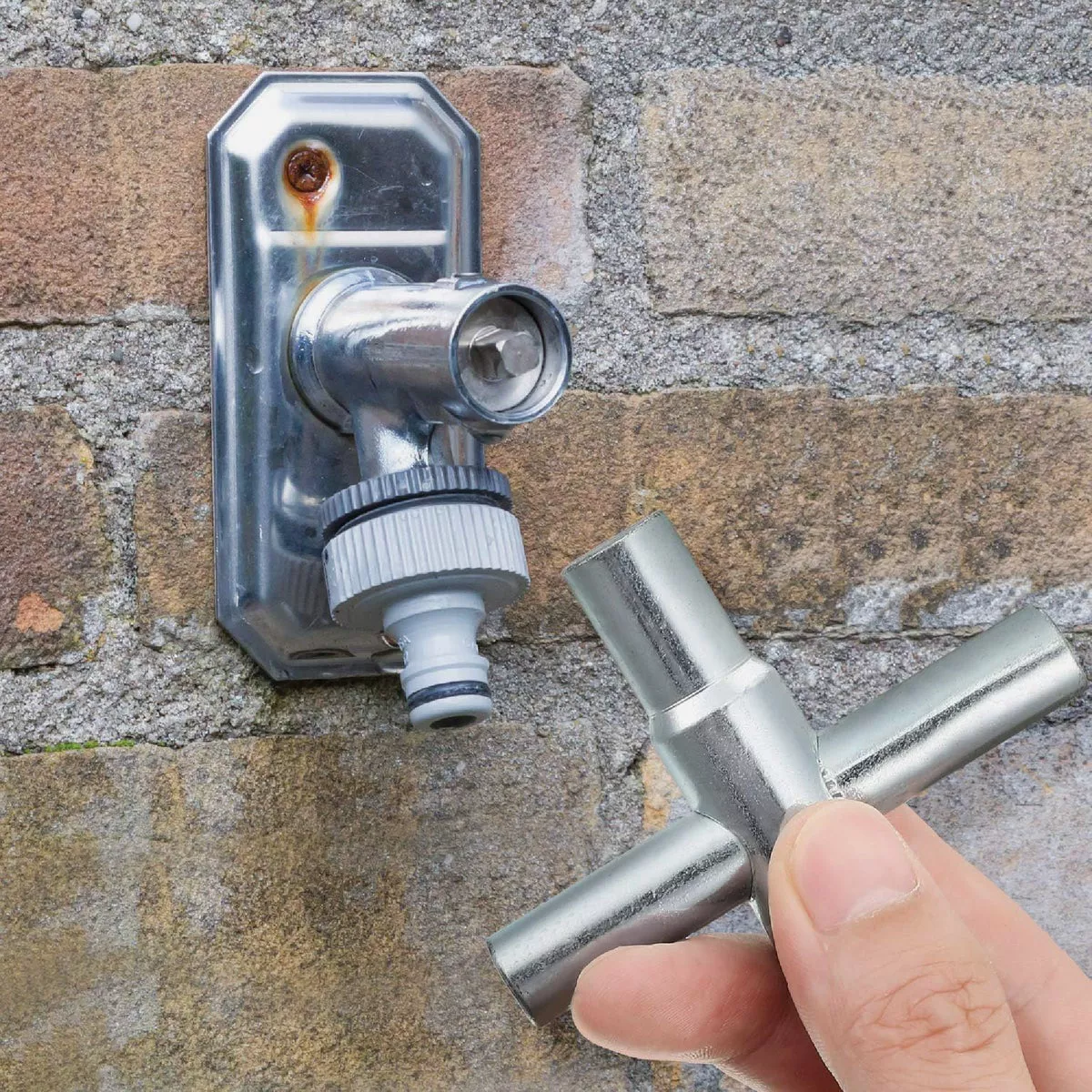 Steelman 4-Way Sillcock Key