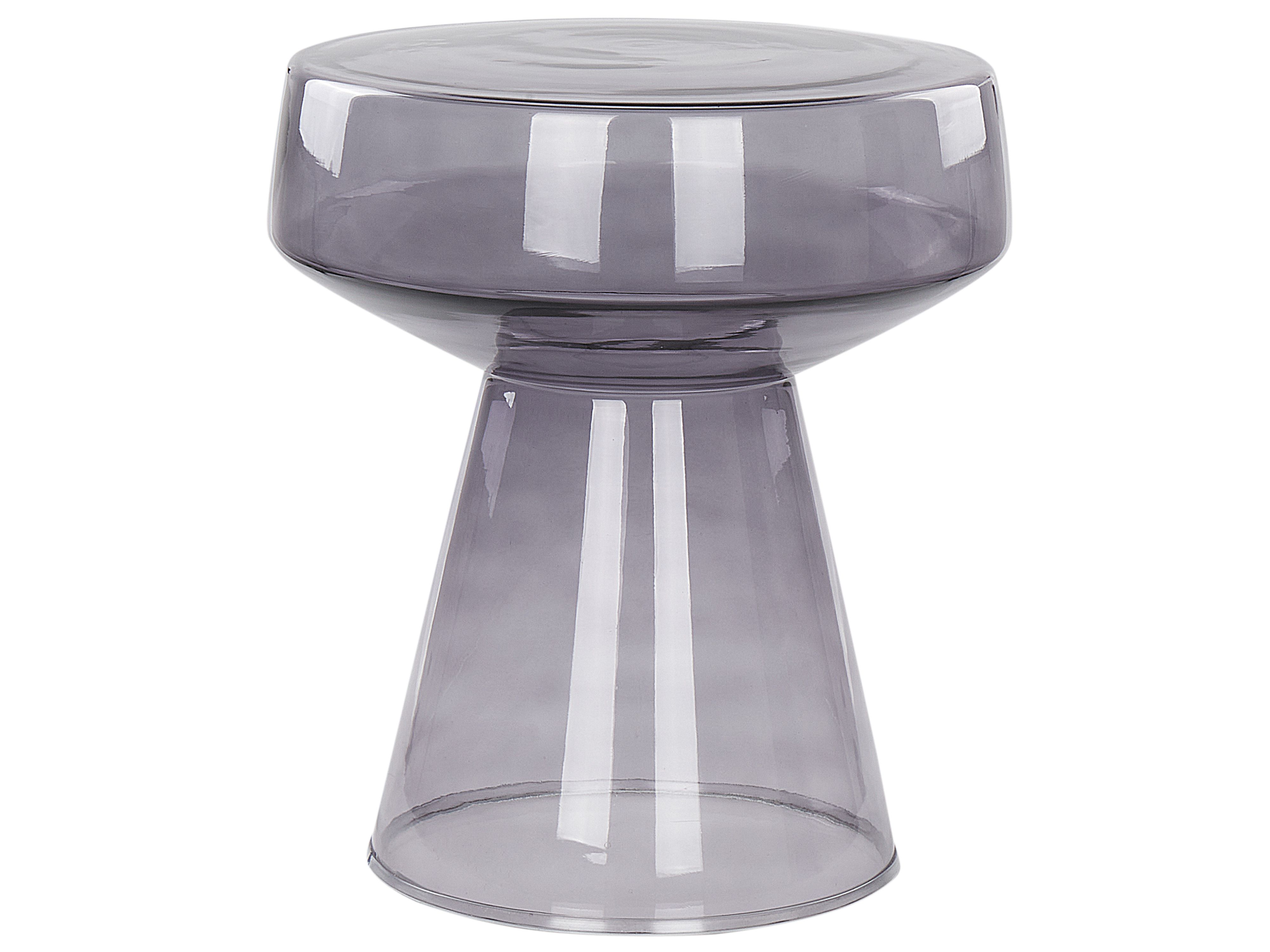 Side Table LAGUNA Glass Grey