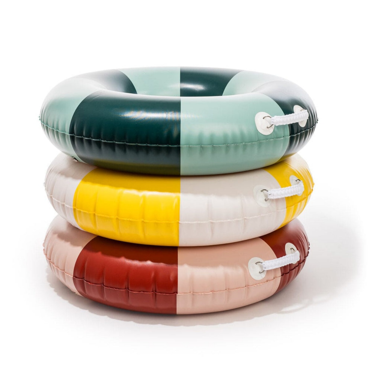Luxury Inflatable Pool Swimming Ring & Toffee Lounger Built-in Pillow Quick Inflation Foldable Summer Water Toy