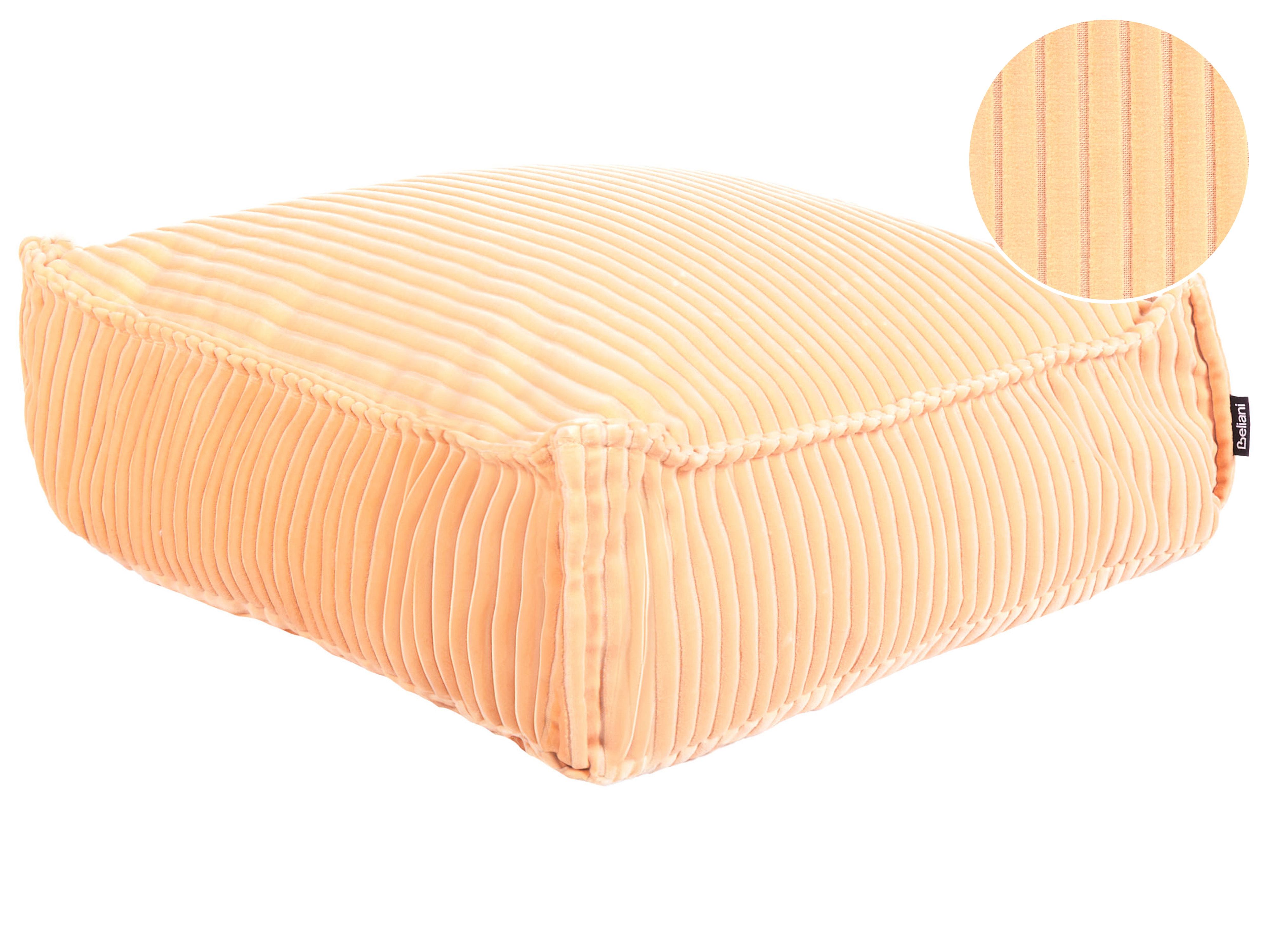 Pouffe ALLOZAI Velvet Peach Pink