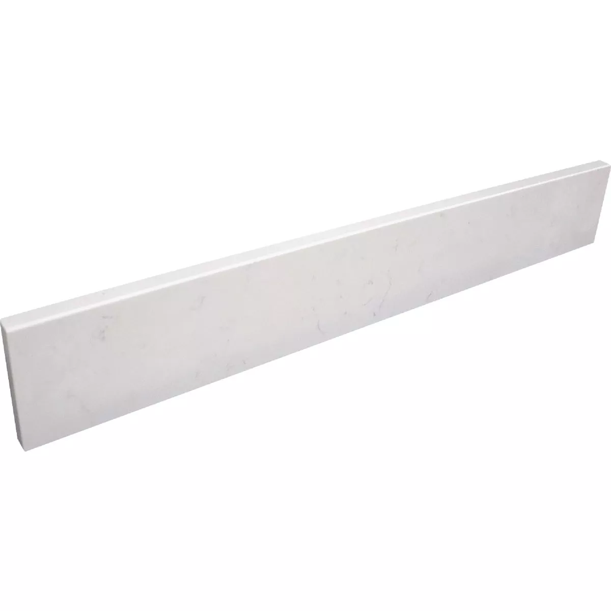 Bertch Oasis 49 In. x 22.5 In. Jasmine White Veined Quartz Vanity Top with Rectangular Bowl