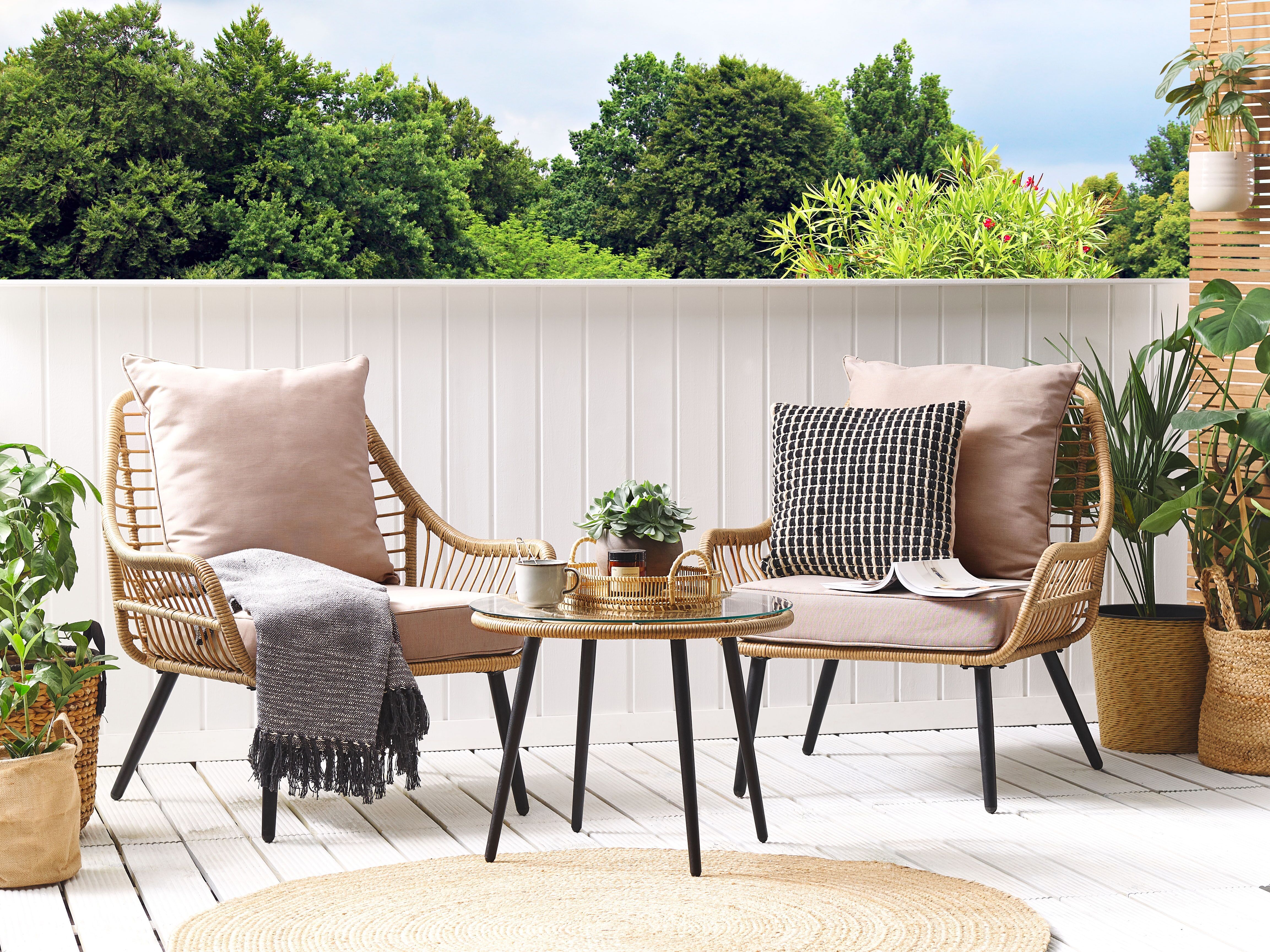 Outdoor Cushion Cover Set LAURETO Beige