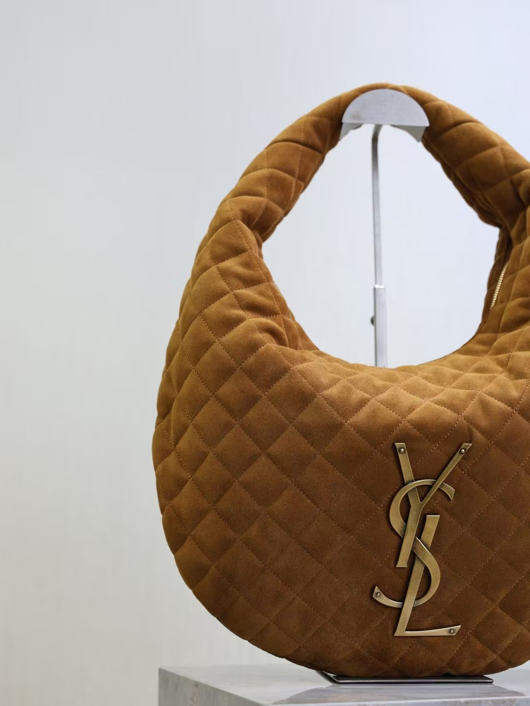 Saint Laurent ICARINO Quilted Suede HandBag1:1High-quality replica