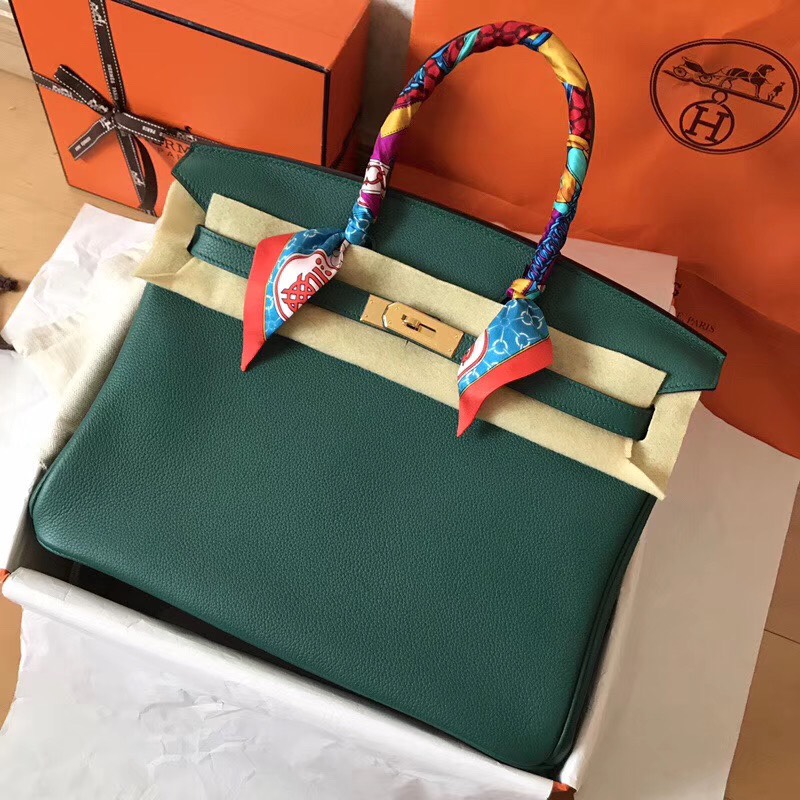 Hermes Birkin 35cm Togo Leather Gold Hardware