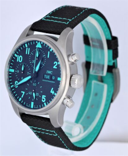 IWC Pilot Chronograph AMG MERCEDES Petronas IW388108 41mm Titanium B+P(1:1 replica) - Top club