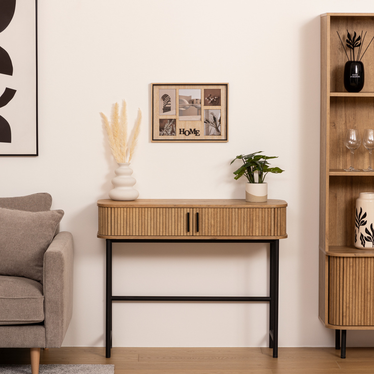 Collage picture frame"Ewen" Wood, h.31,8 cm, 5 photos