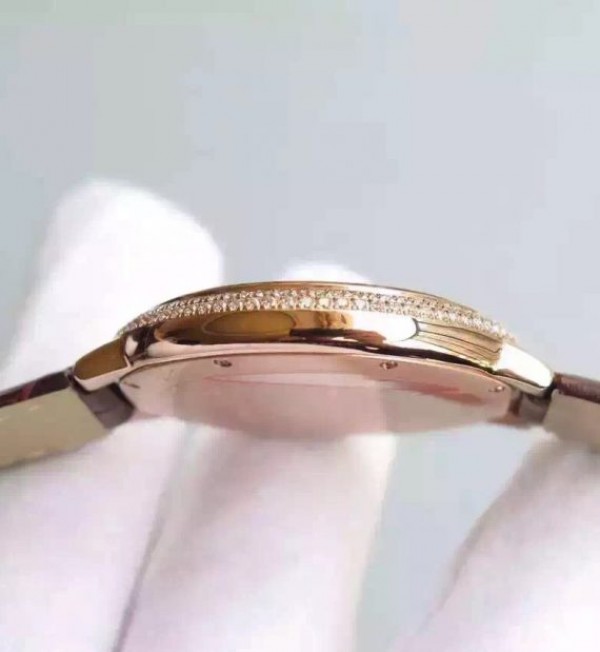 Replica Cartier Ballon Bleu 40mm RG Diamonds Bezel Whit Dial RG Mark MIYOTA9015 - Top club
