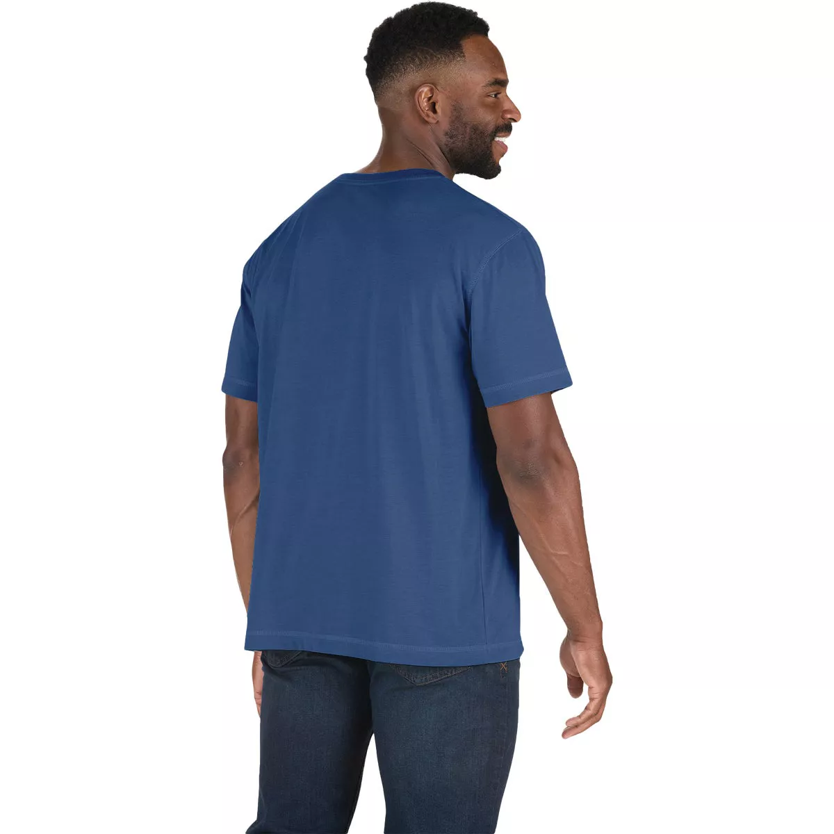Berne Performance Men's Medium Space Blue Short Sleeve Pocket T-Shirt