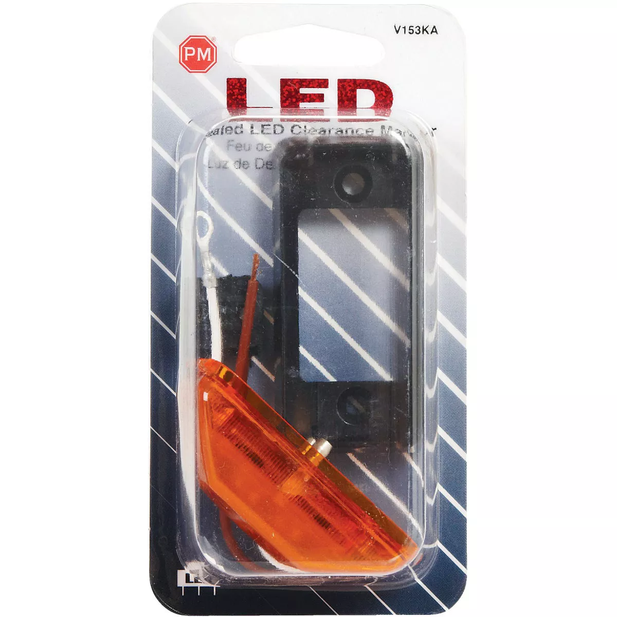 Peterson Rectangle Amber Clearance Light