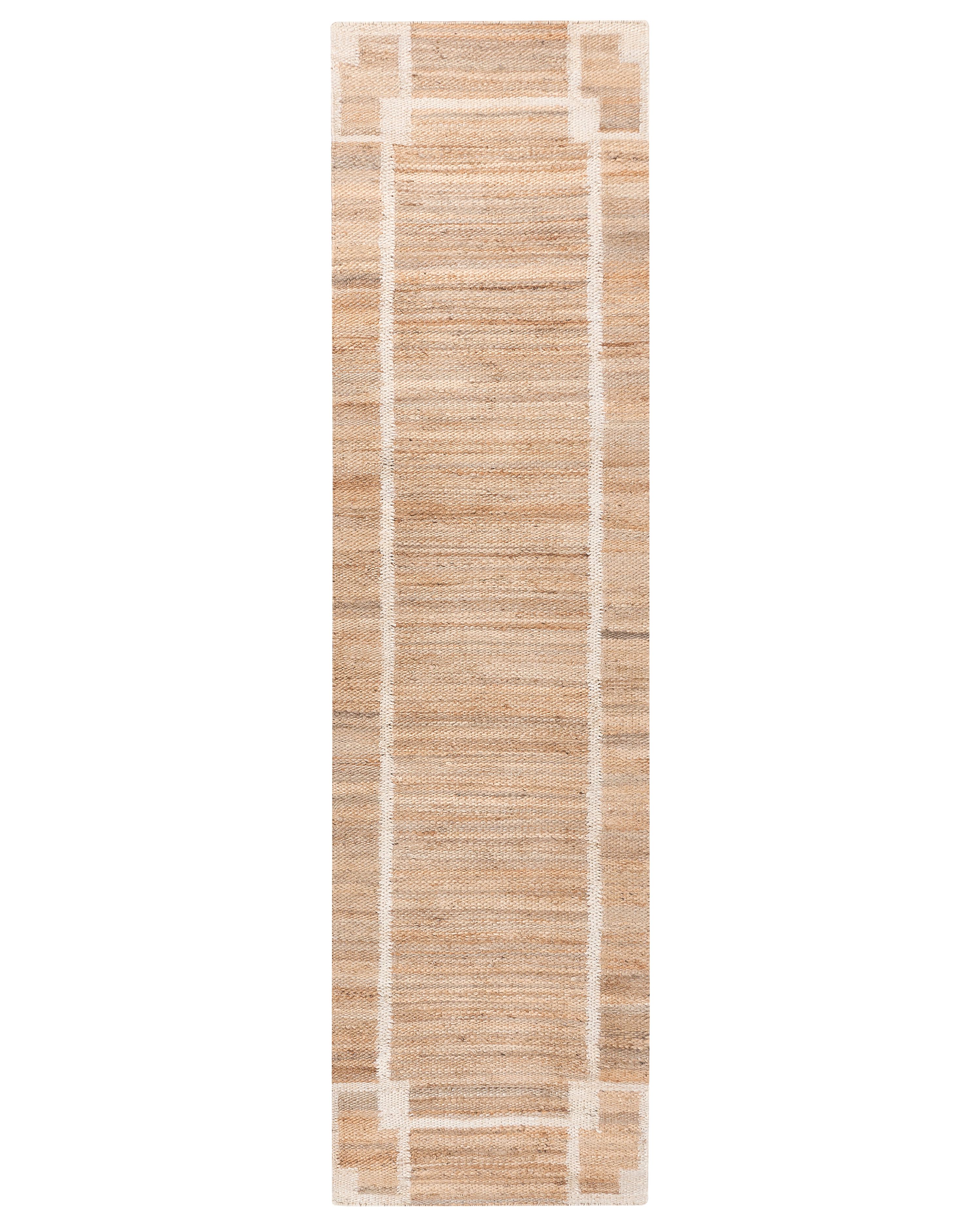 Rug GONDIA Light Beige 80 x 300 cm Jute