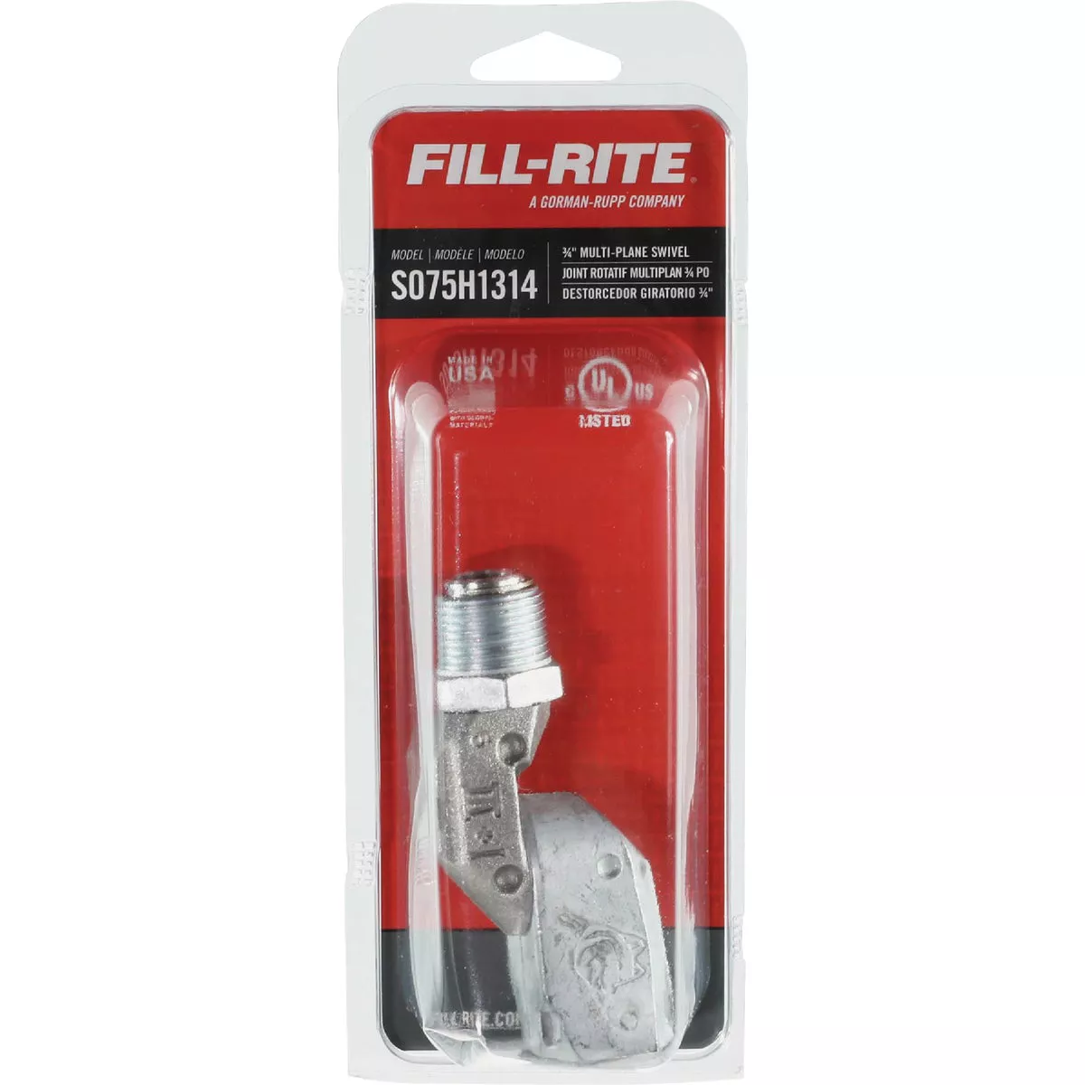 Fill-Rite 3/4 In. Multi-Plane Fuel Transfer Swivel