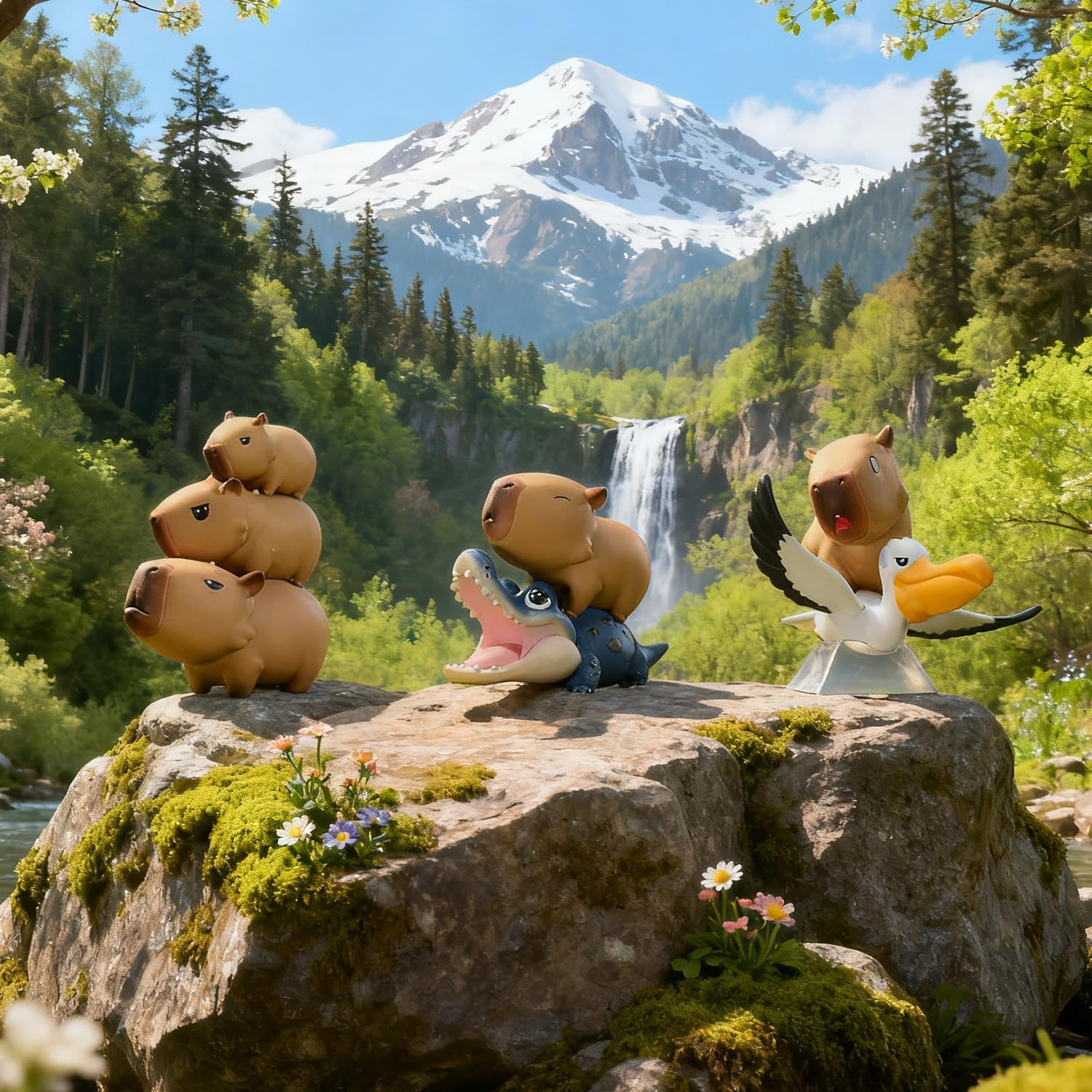 Forest Capybara Blind Box Figures