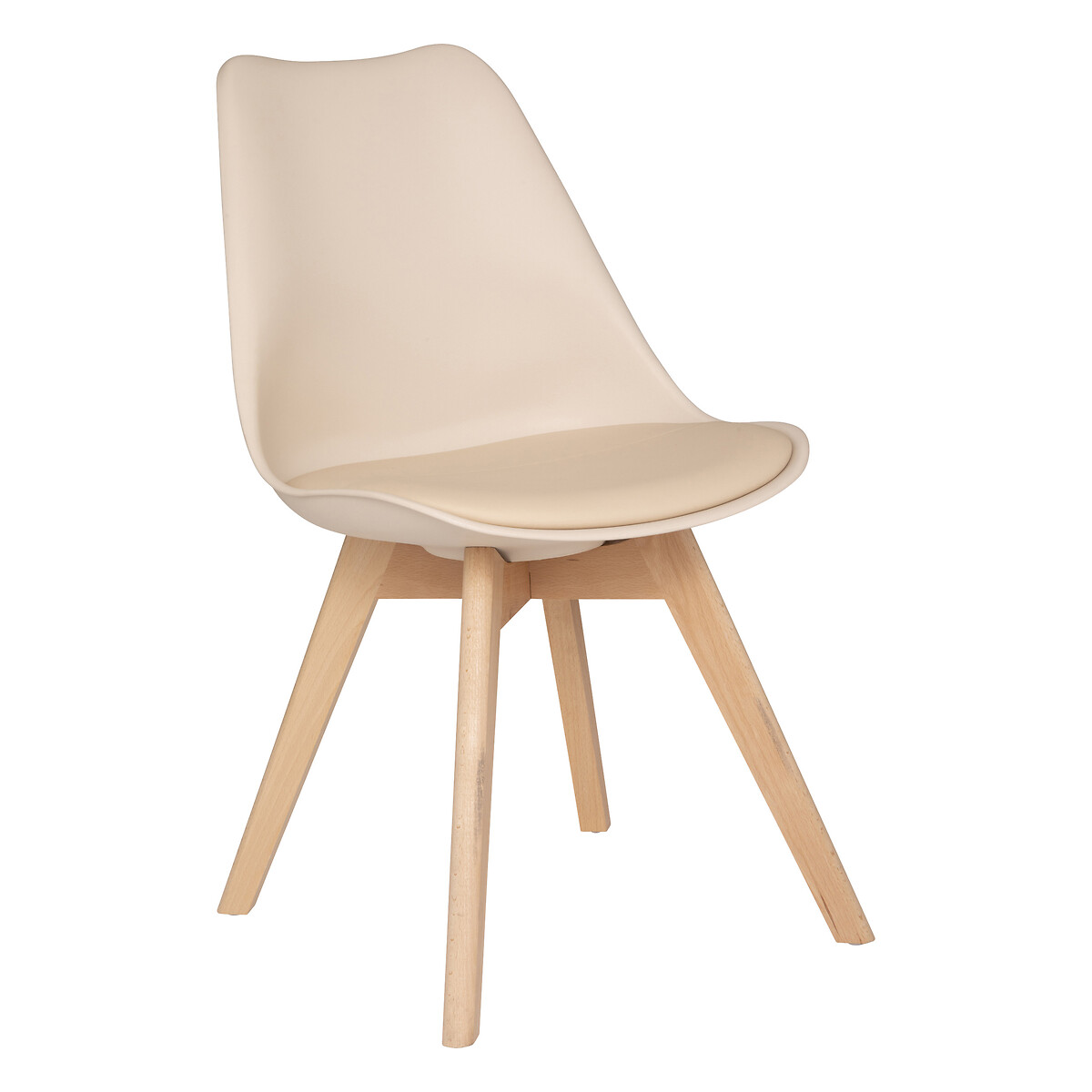 Chair "Baya", beech legs Beige