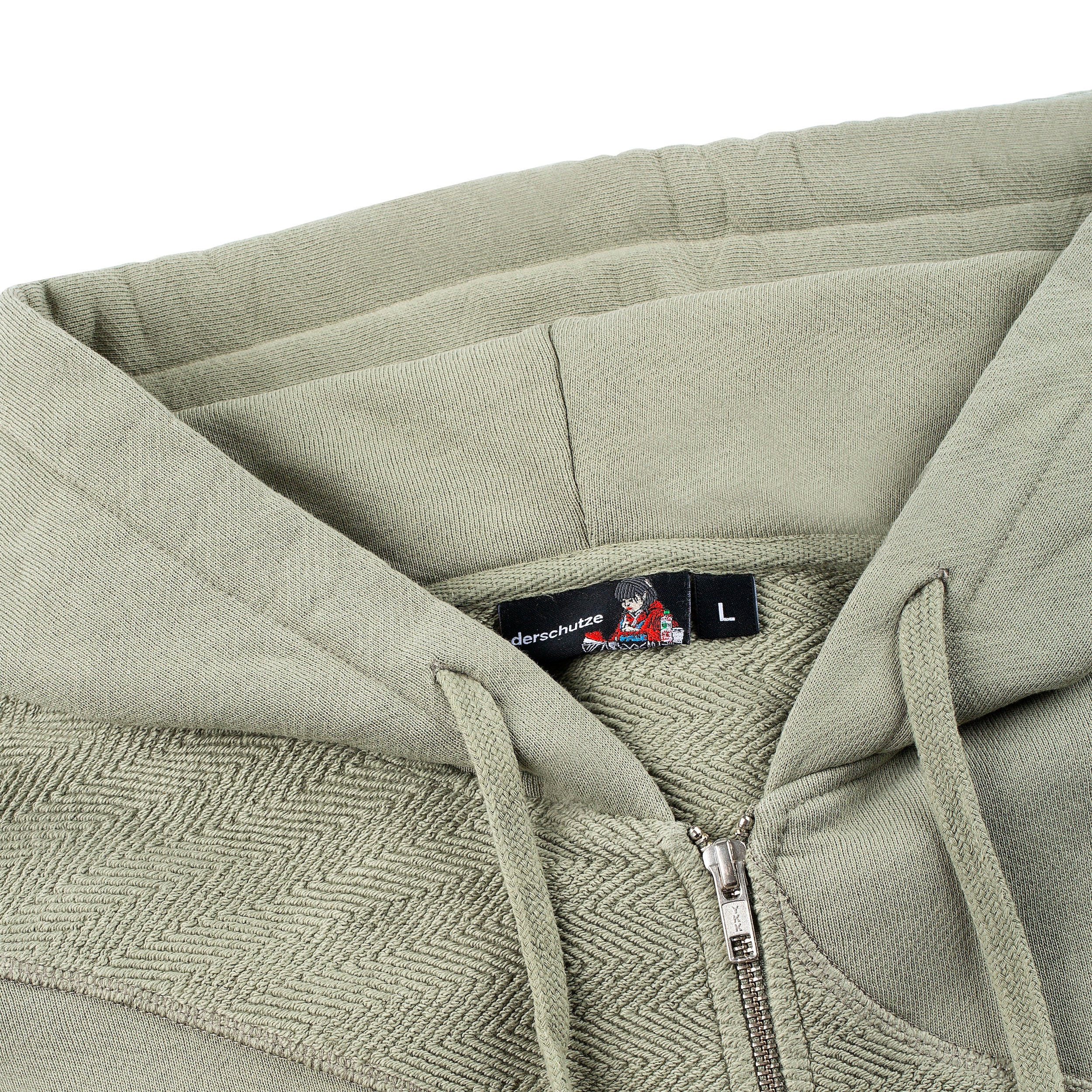 "lotus" Zip Up khaki