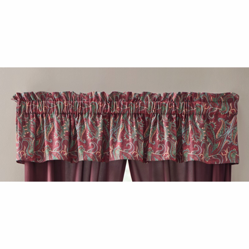 Jewel Paisley Window Treatments - MIDNIGHT VELVET CATALOG