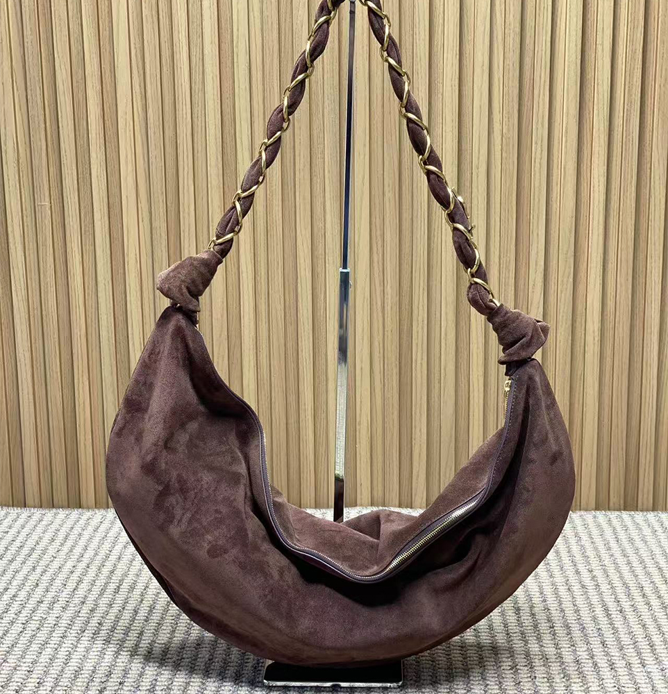 YSL AMALIA Hobo Suede Handbag(HIGH-END GRADE)1:1High-quality replica