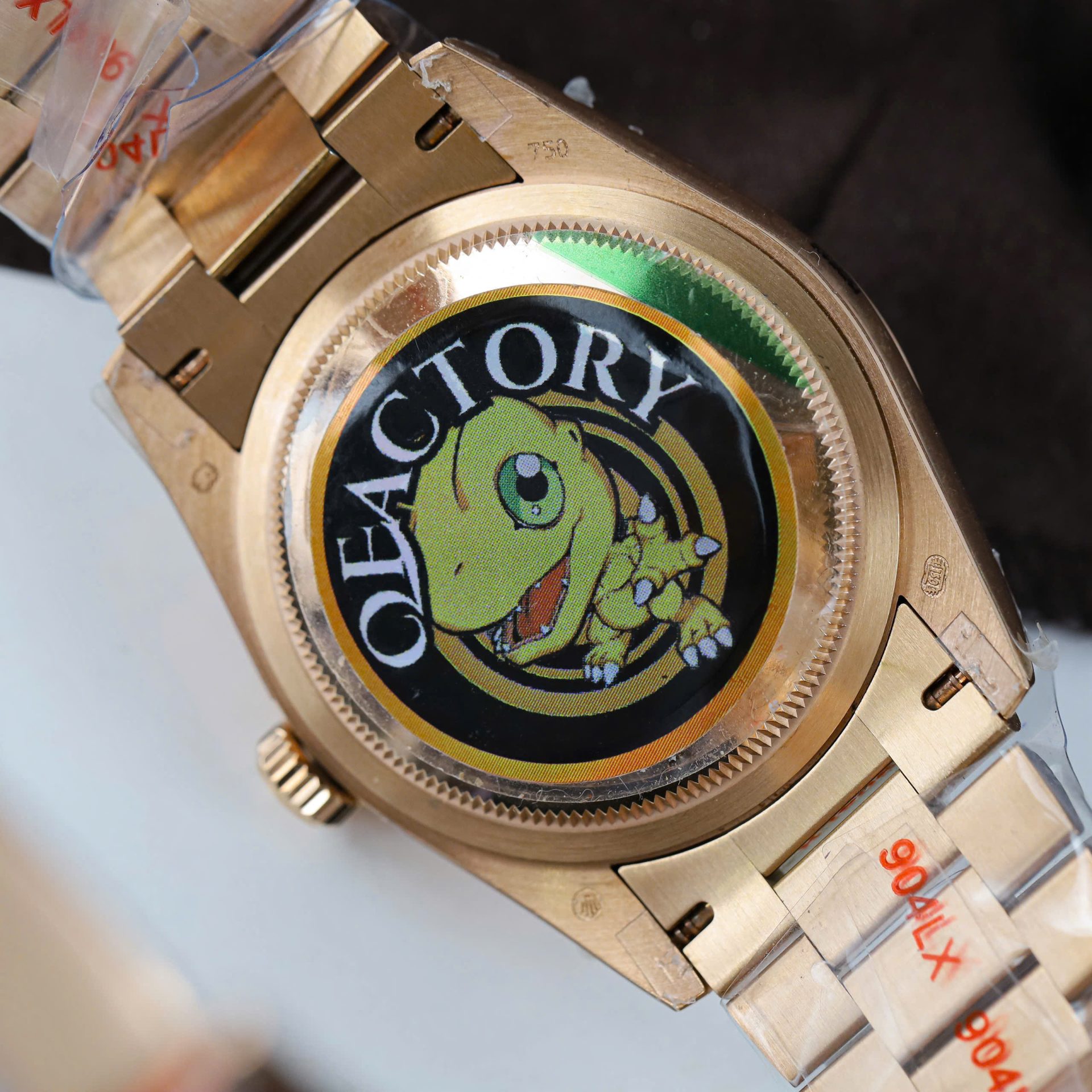 Rolex Day-Date 128235 Knock Off Watches MOP Dial Weight 156 Grams QF Factory 36mm - Elite Watch Atelier