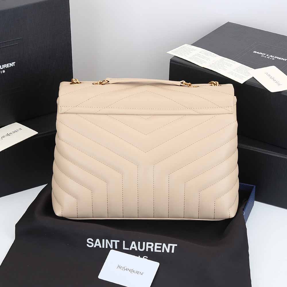 Replica Ysl Loulou Medium Bag In Matelasse Y Leather 1805 Beige