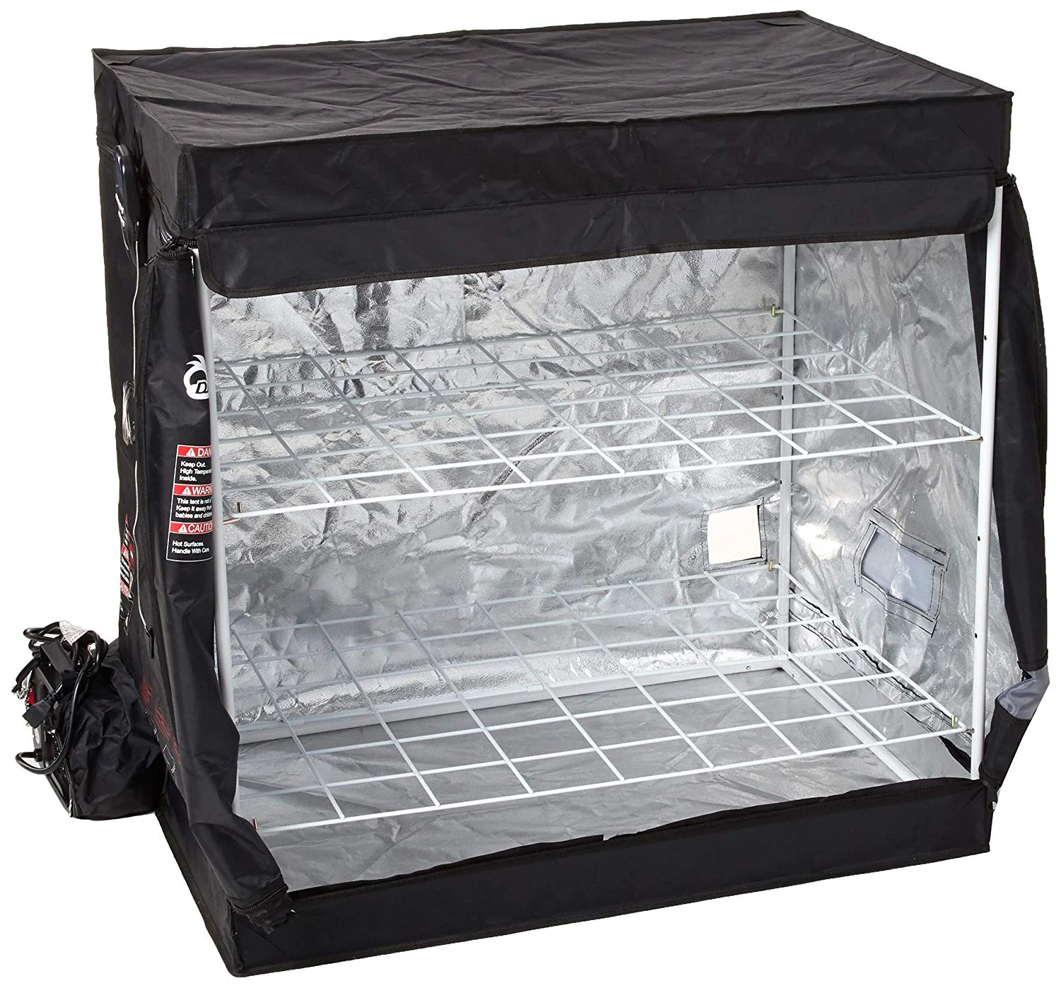 Dr. Infrared Heater Portable Bedbug Heater, 2-Tier, 18 Cubic Ft., with Thermometer & Timer - Image 2