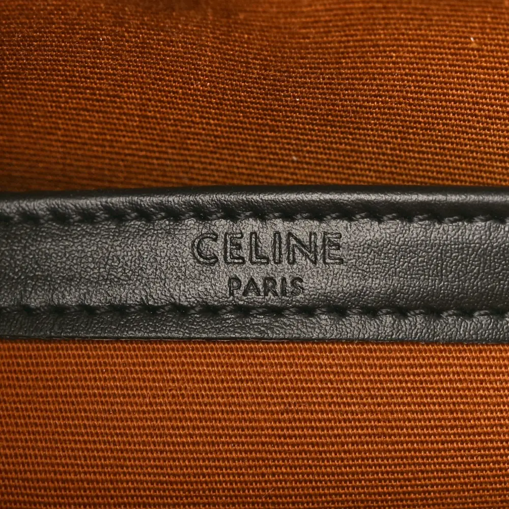 Superfake Black Celine Medium Messenger Handbag Replica1:1High-quality replica