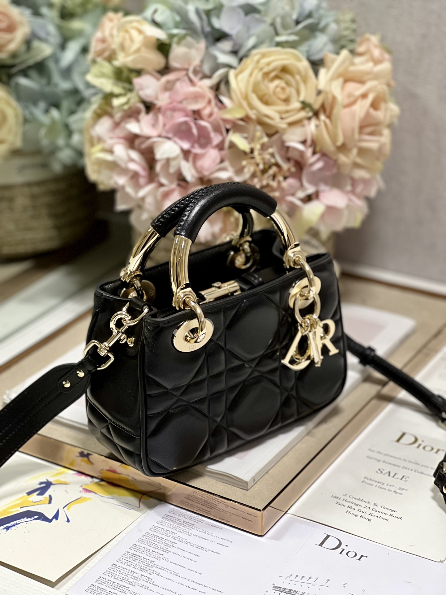 The Lady 95.22 Bag Black/White/Grey/Green For Women 7.5in/ 19cm1:1High-quality replica