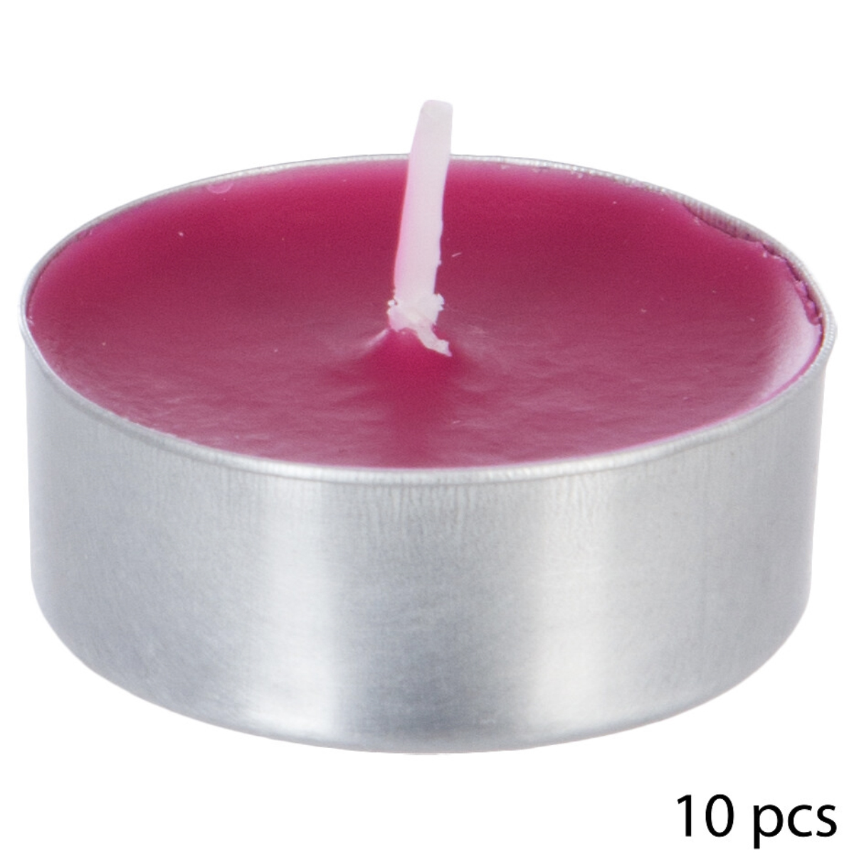 Set of 10 scented candles Raspberry, 150g