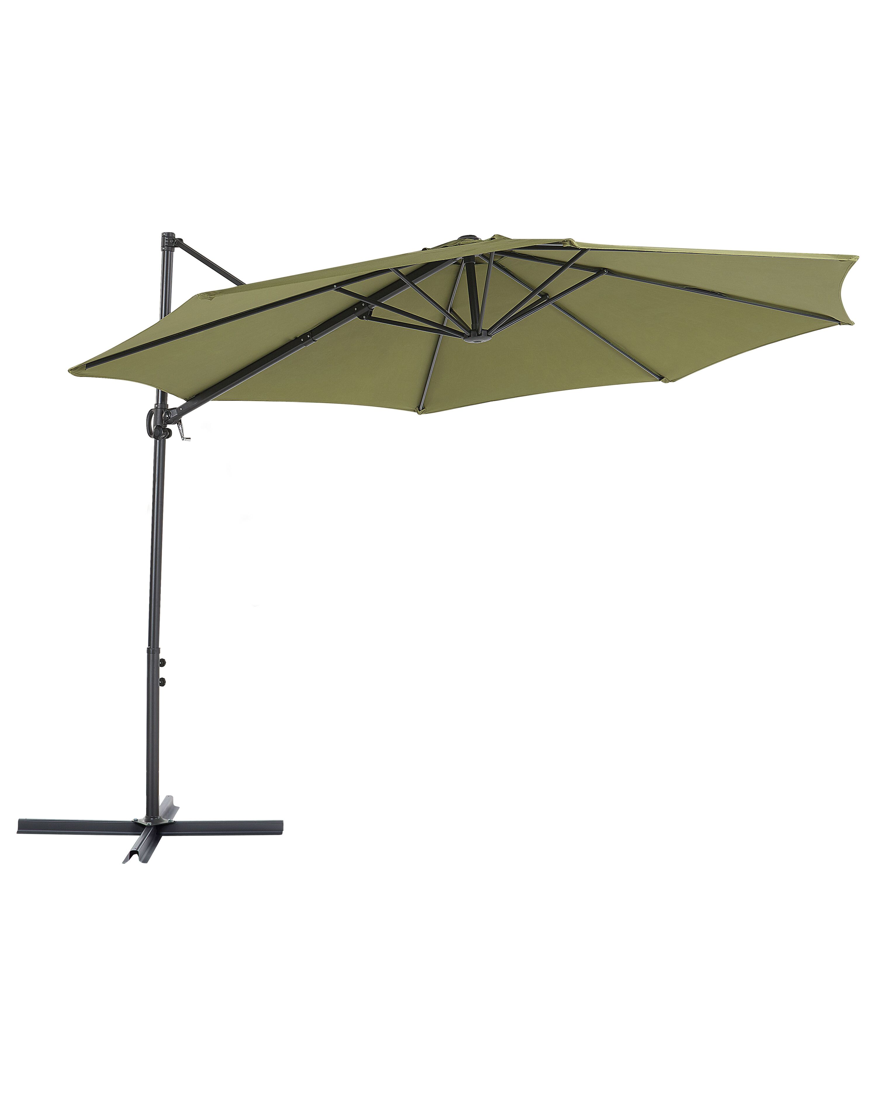 Cantilever Parasol 295 cm SAVONA II Olive Green