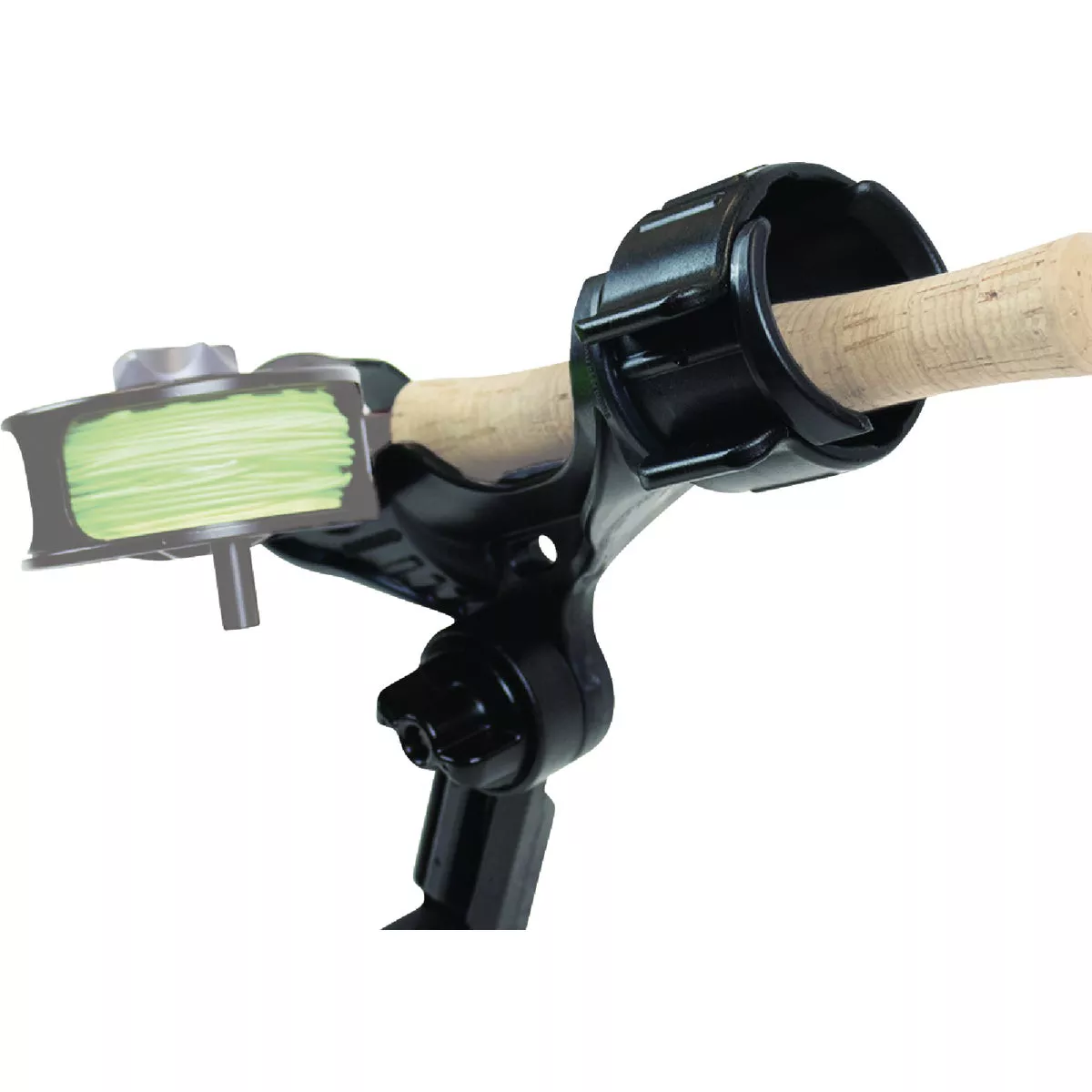 YakAttack Omega Pro Rod Holder with Track Mounted LockNLoad Mounting System