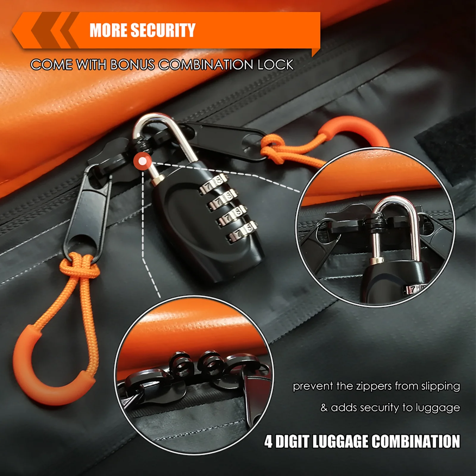 MeeFar Universal Rooftop Roof Rack Steel Cargo Carrier Basket Size 51" X 36" X 5" + Soft Shell Waterproof Cargo Bag 15 Cu.ft (44" 34" 17") Combo - Image 11