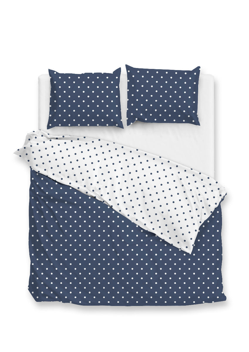 Zo Home Dekbedovertrek Katoen Punta di Cotone - maritime blue
