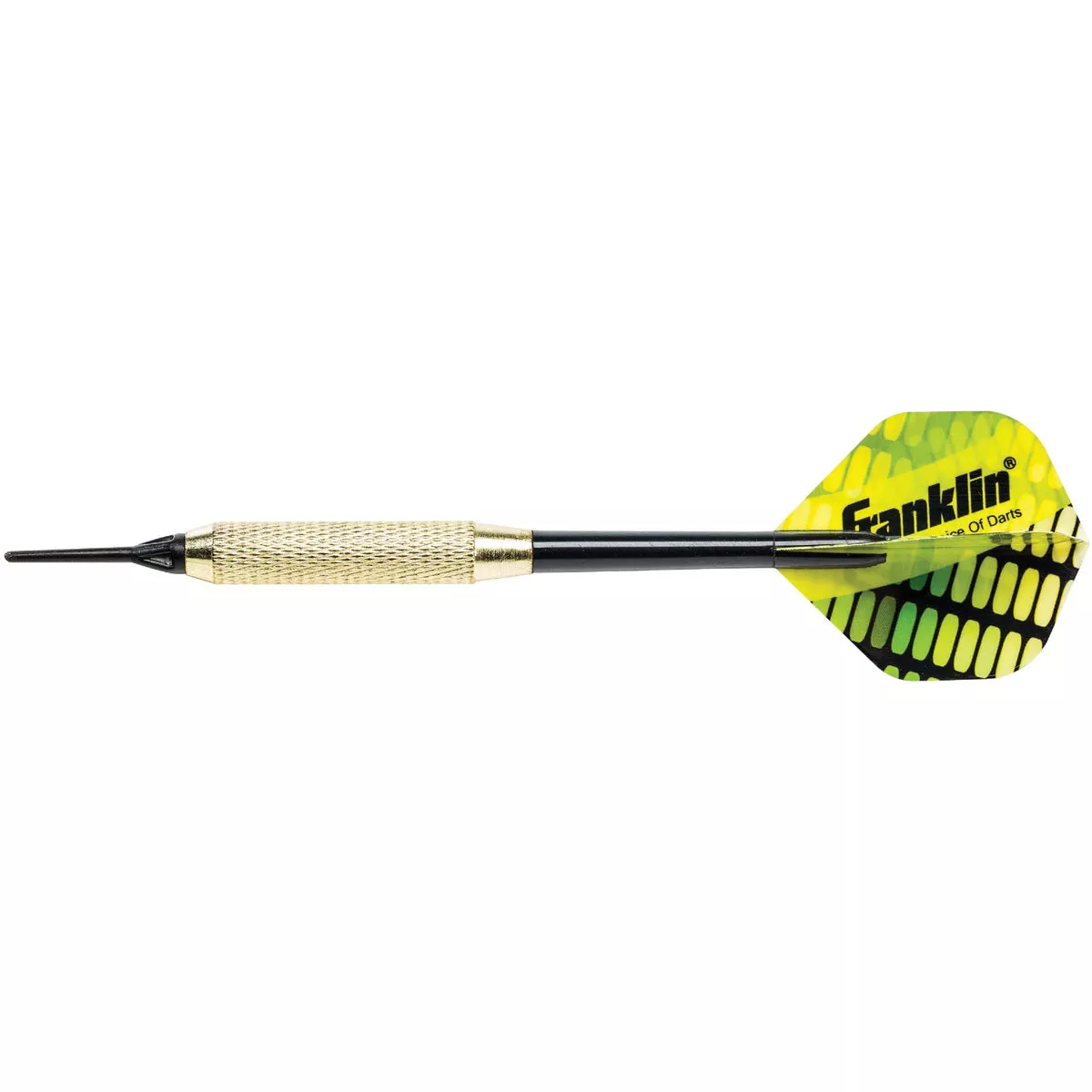 Franklin Brass-Coated Steel 18 Gm. Soft Tip Dart Set (6-Pack)