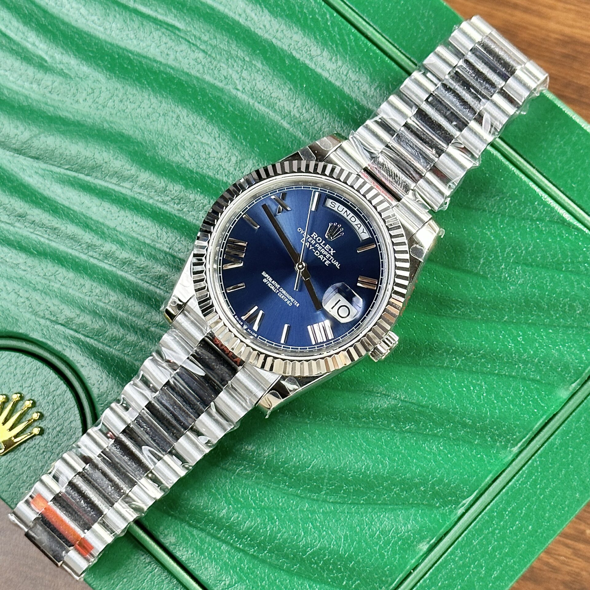 Rolex Day-Date 228236 Replica 1:1 Watch Refined 167gram GM V3 40mm - Elite Watch Atelier