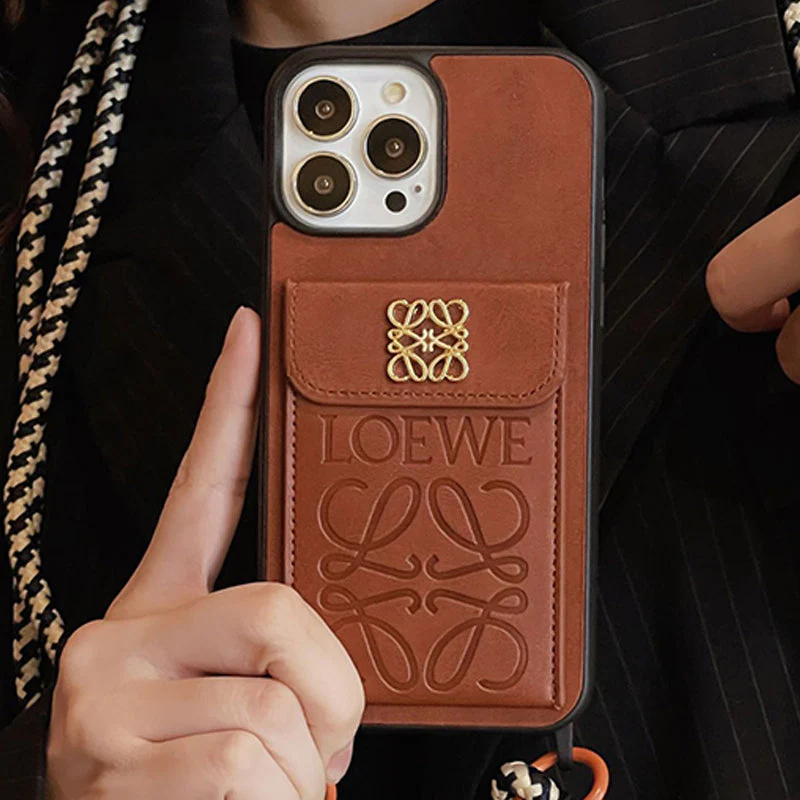 Loe Card Holder Leather iPhone Case - Wholesale & Influencer
