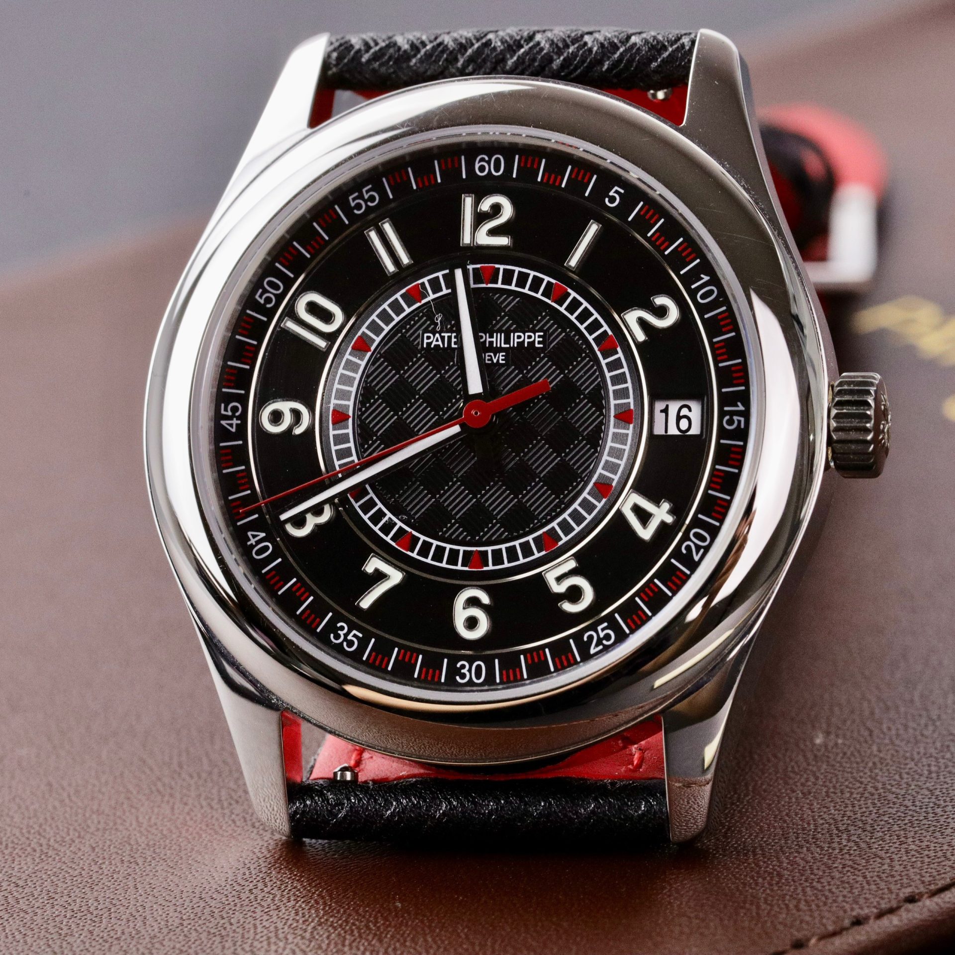 Patek Philippe Replica Watch Calatrava 6007G Leather Strap 40mm - Top club