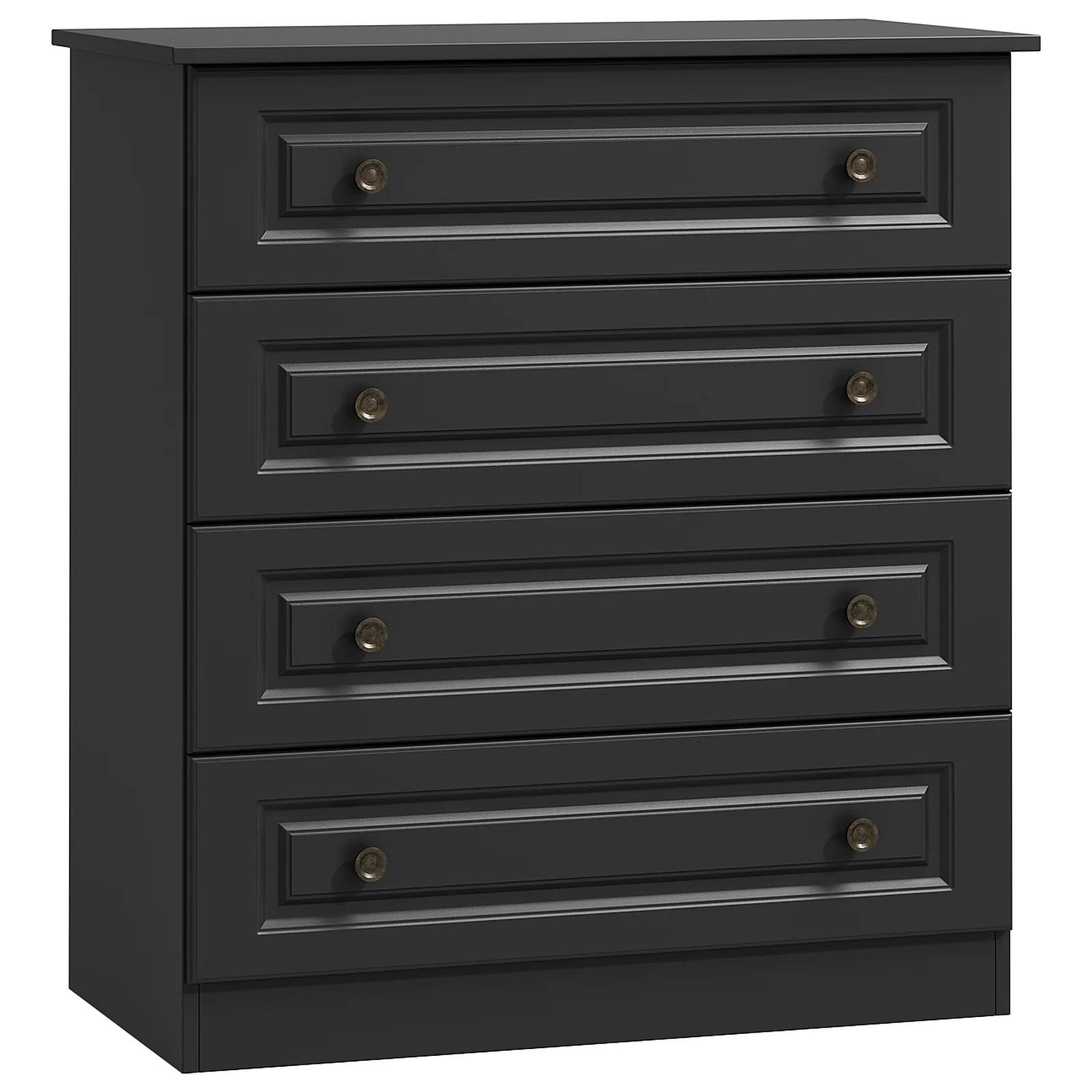 IDEALSOUL Dresser, Black Dresser Tall dresser with Large Storage Space, 4 Drawer Dresser for Bedroom, Hallway, Entryway - Image 14