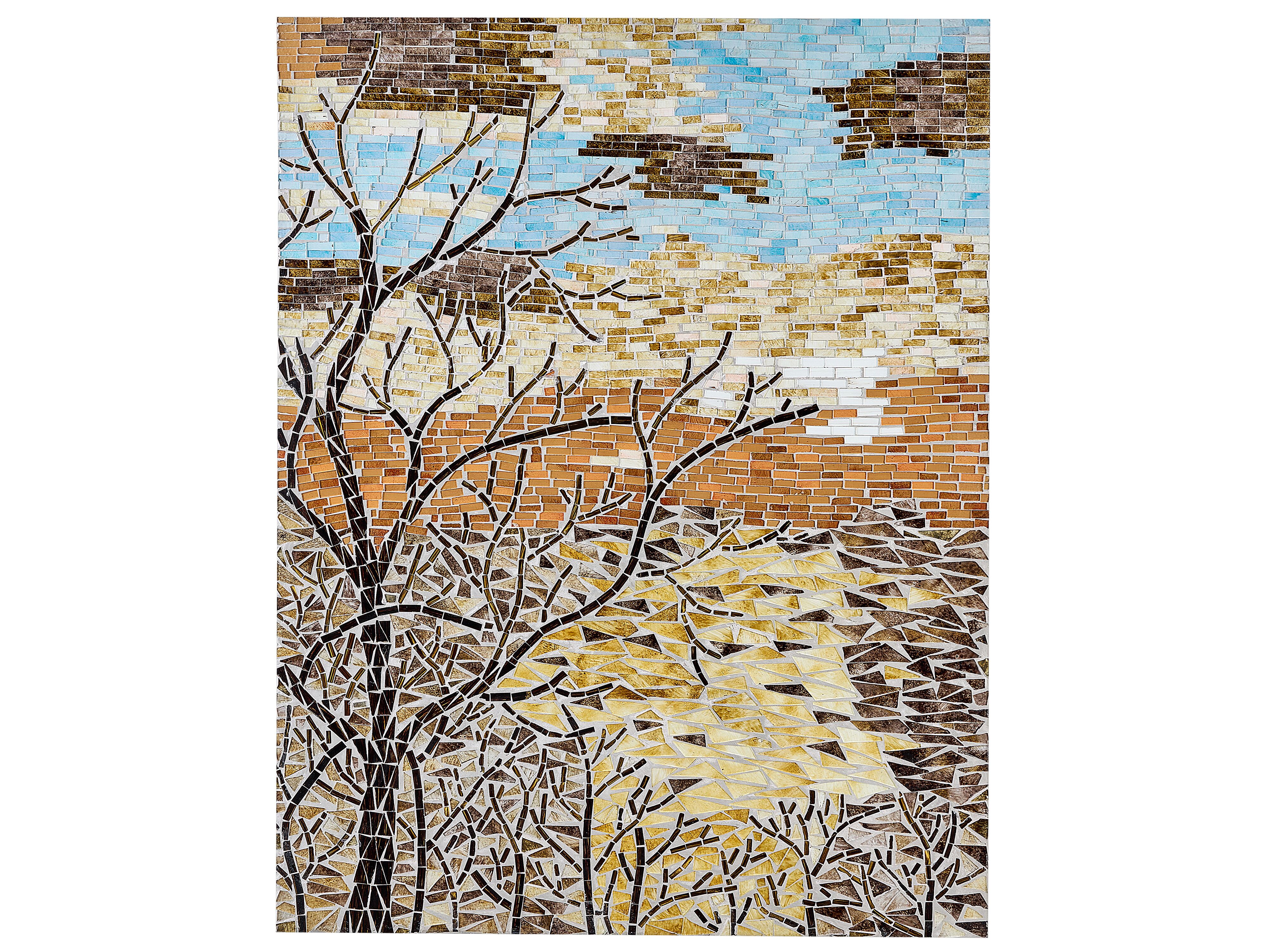 Wall Decor TAMIANG Glass 80 cm Multicolour