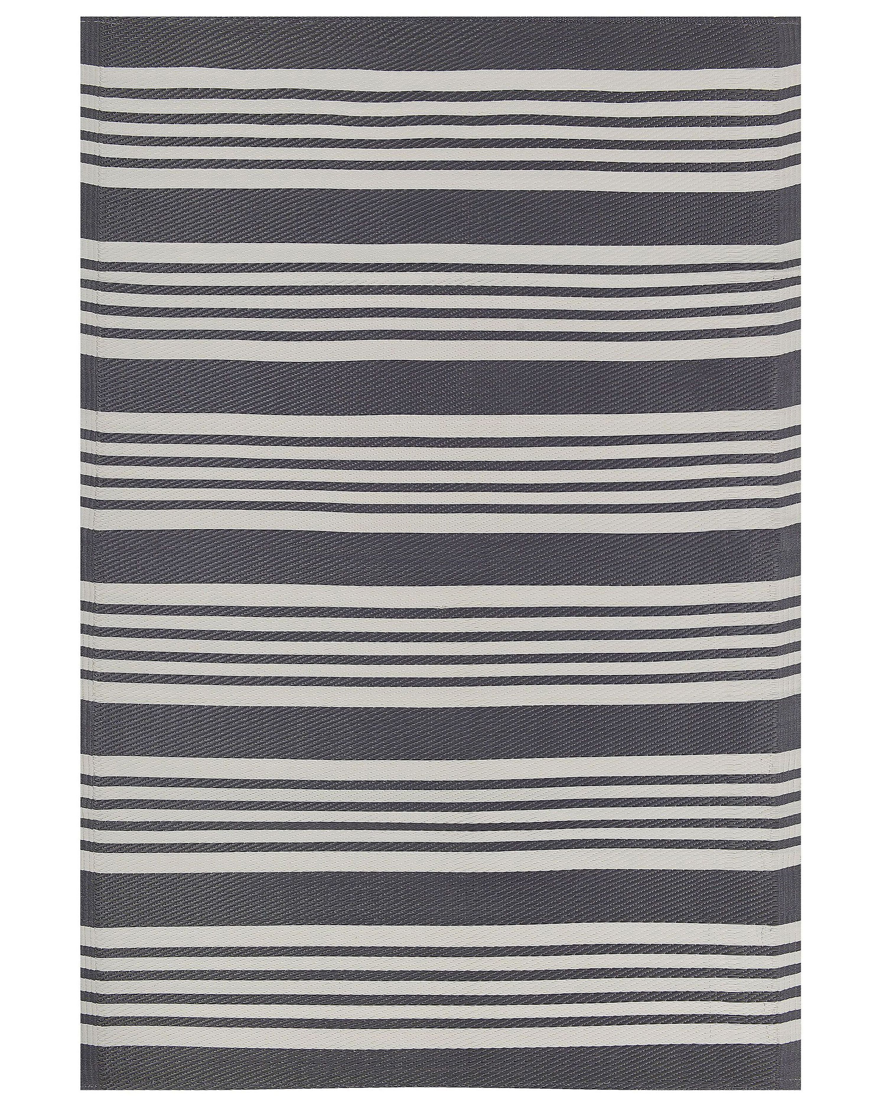Outdoor Rug DELHI Black 120 x 180 cm